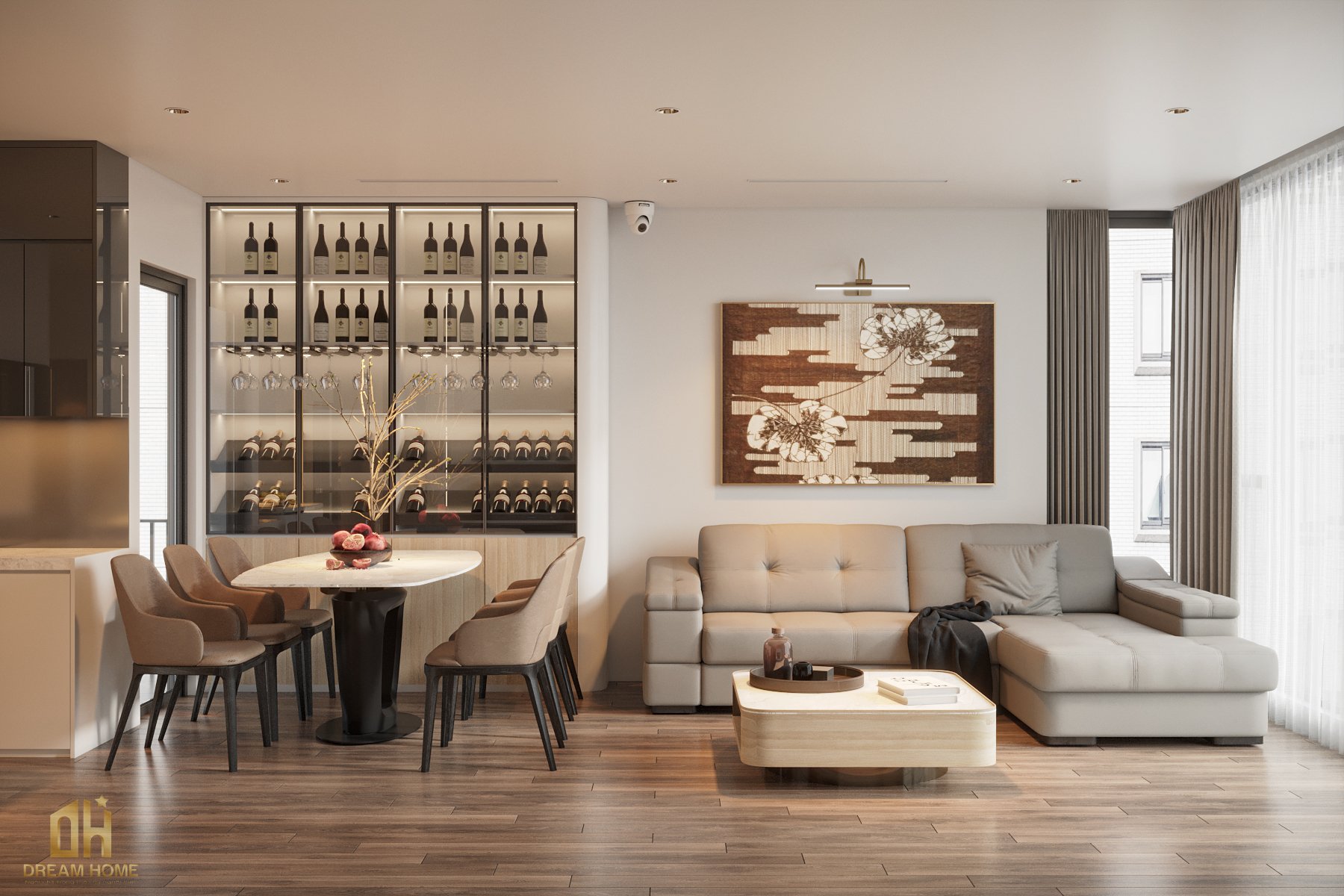 thiết kế nội thất khai sơn city