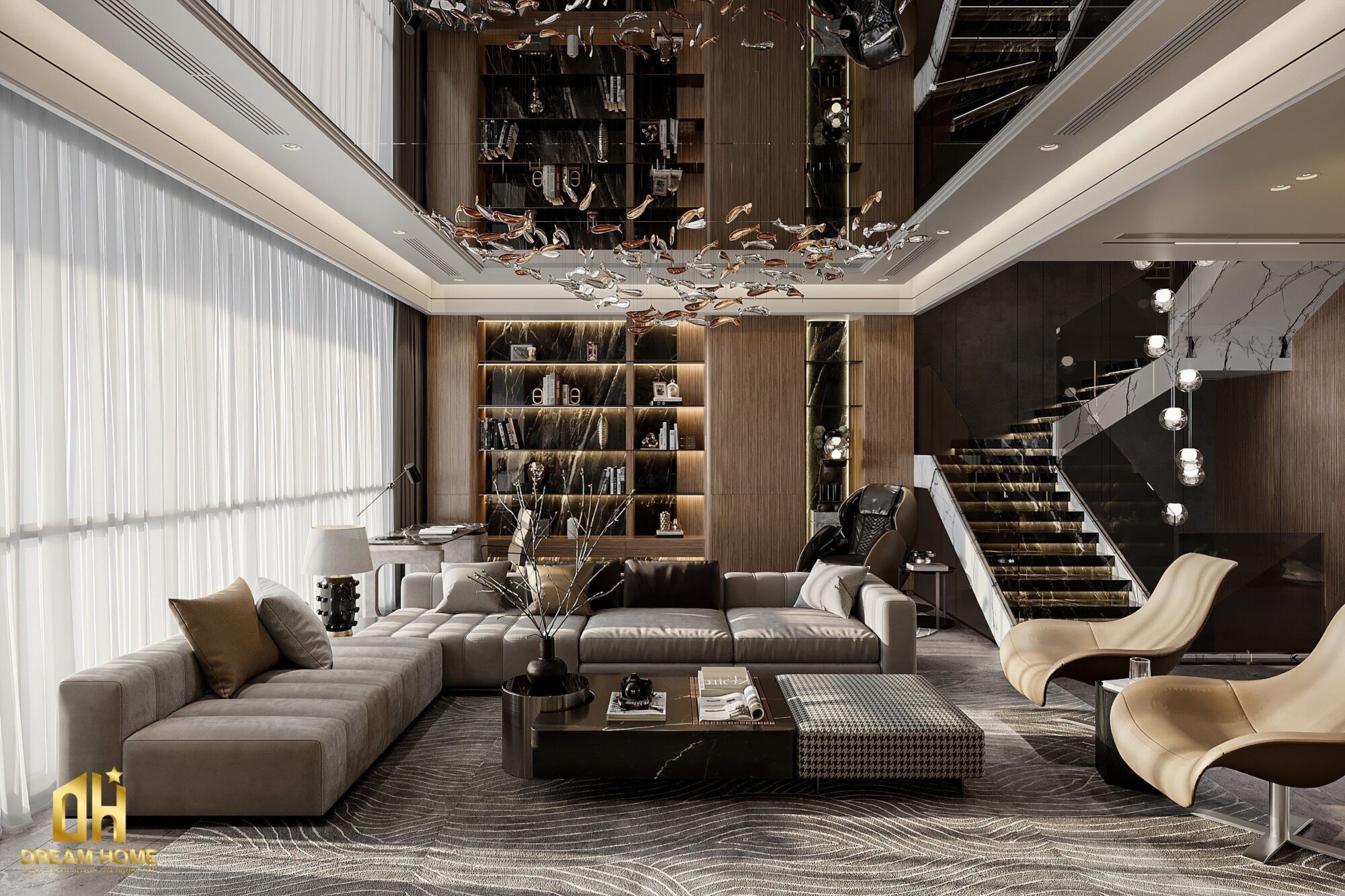 thiết kế nội thất biệt thự