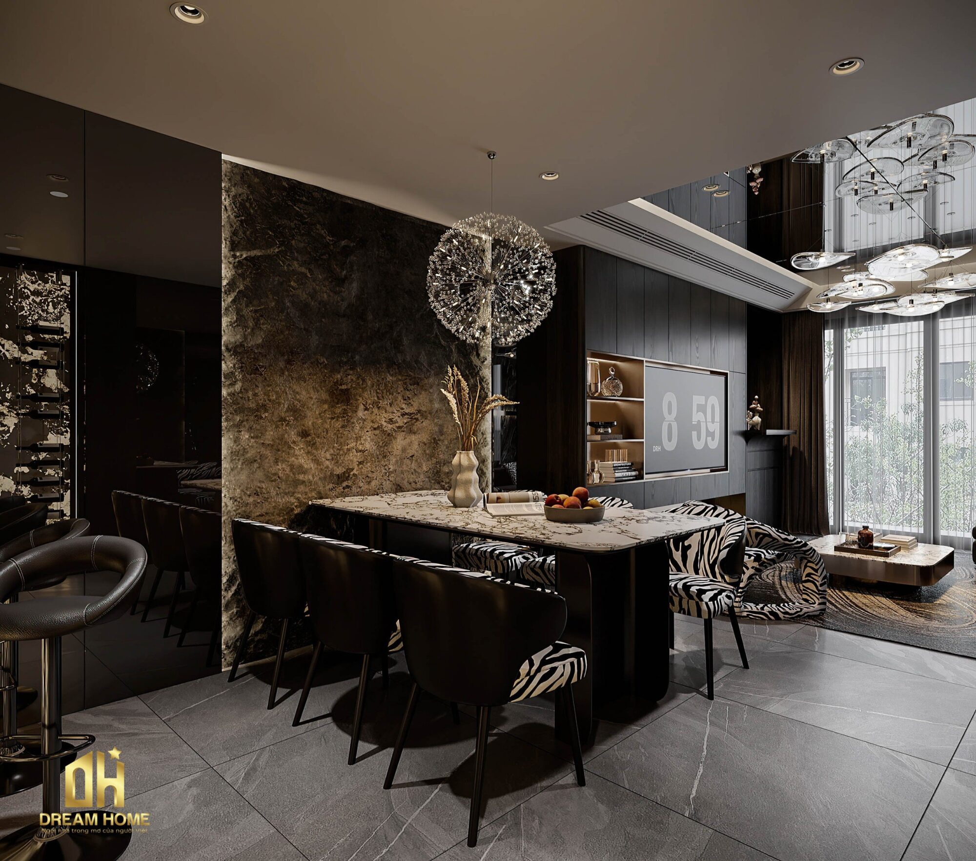 thiết kế nội thất khai sơn city