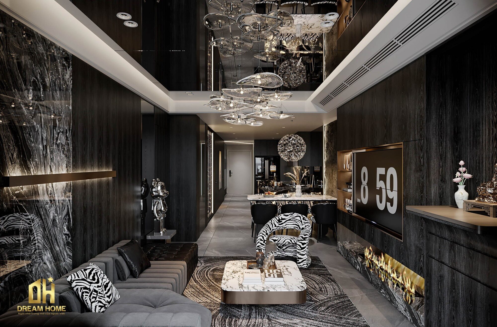 thiết kế nội thất khai sơn city