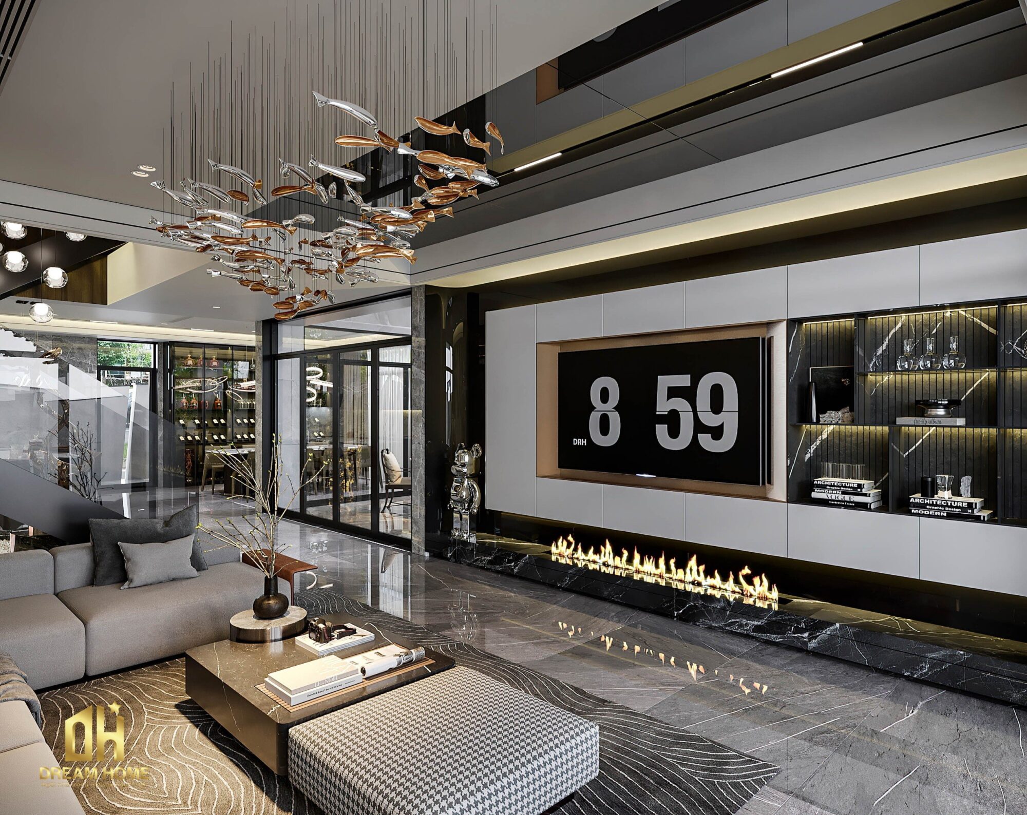 thiết kế nội thất biệt thự