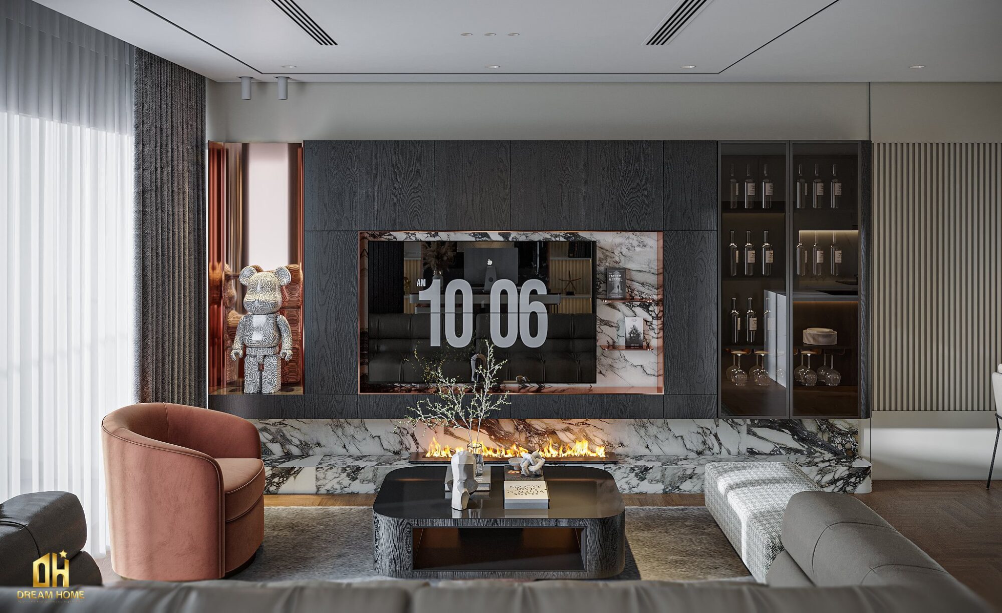 thiết kế nội thất khai sơn city