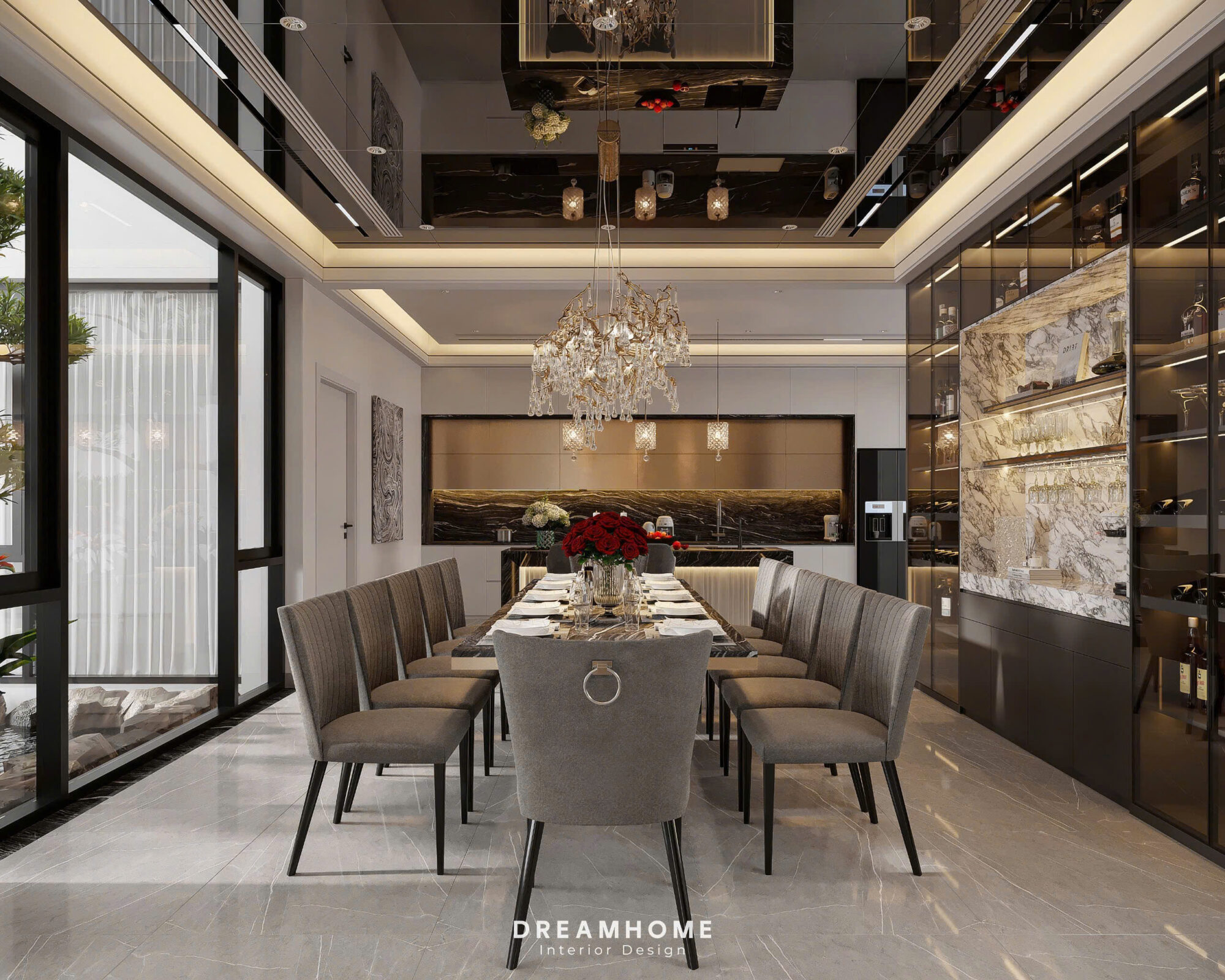 thiết kế nội thất biệt thự