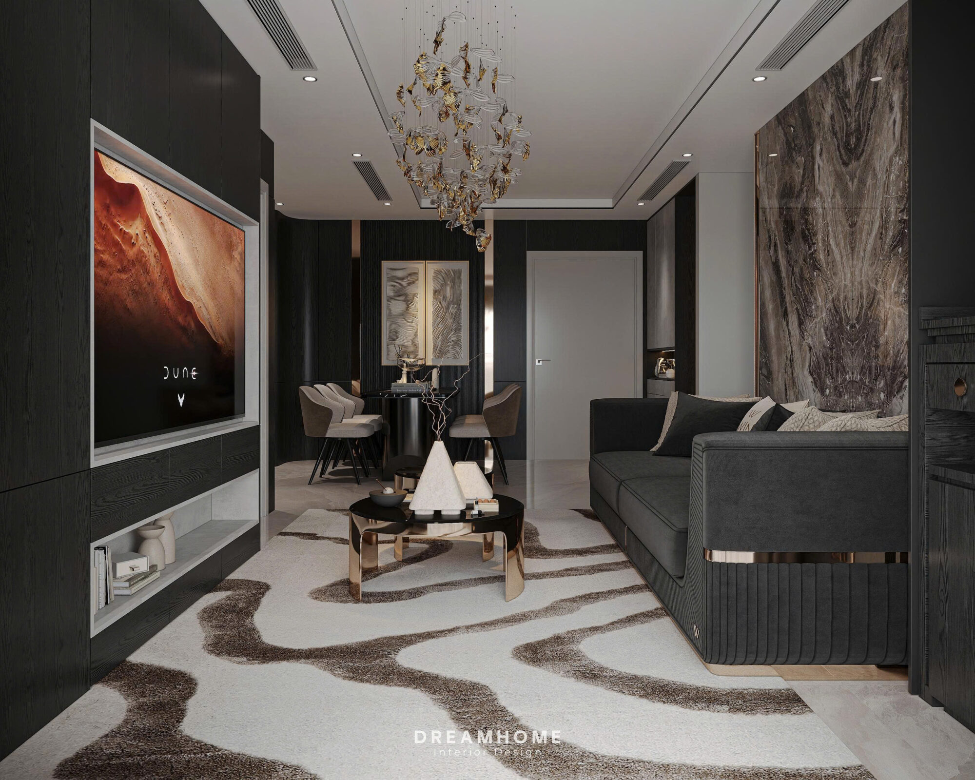 thiết kế nội thất khai sơn city