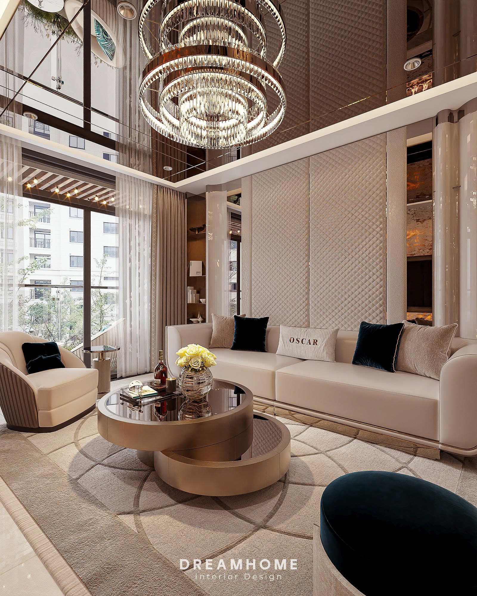 Thiết Kế Nội Thất The Nelson Láng Hạ-106m2 2 thiết kế nội thất the nelson