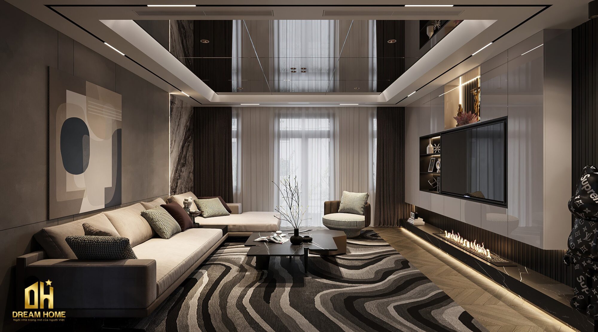 thiết kế nội thất vinhomes cổ loa