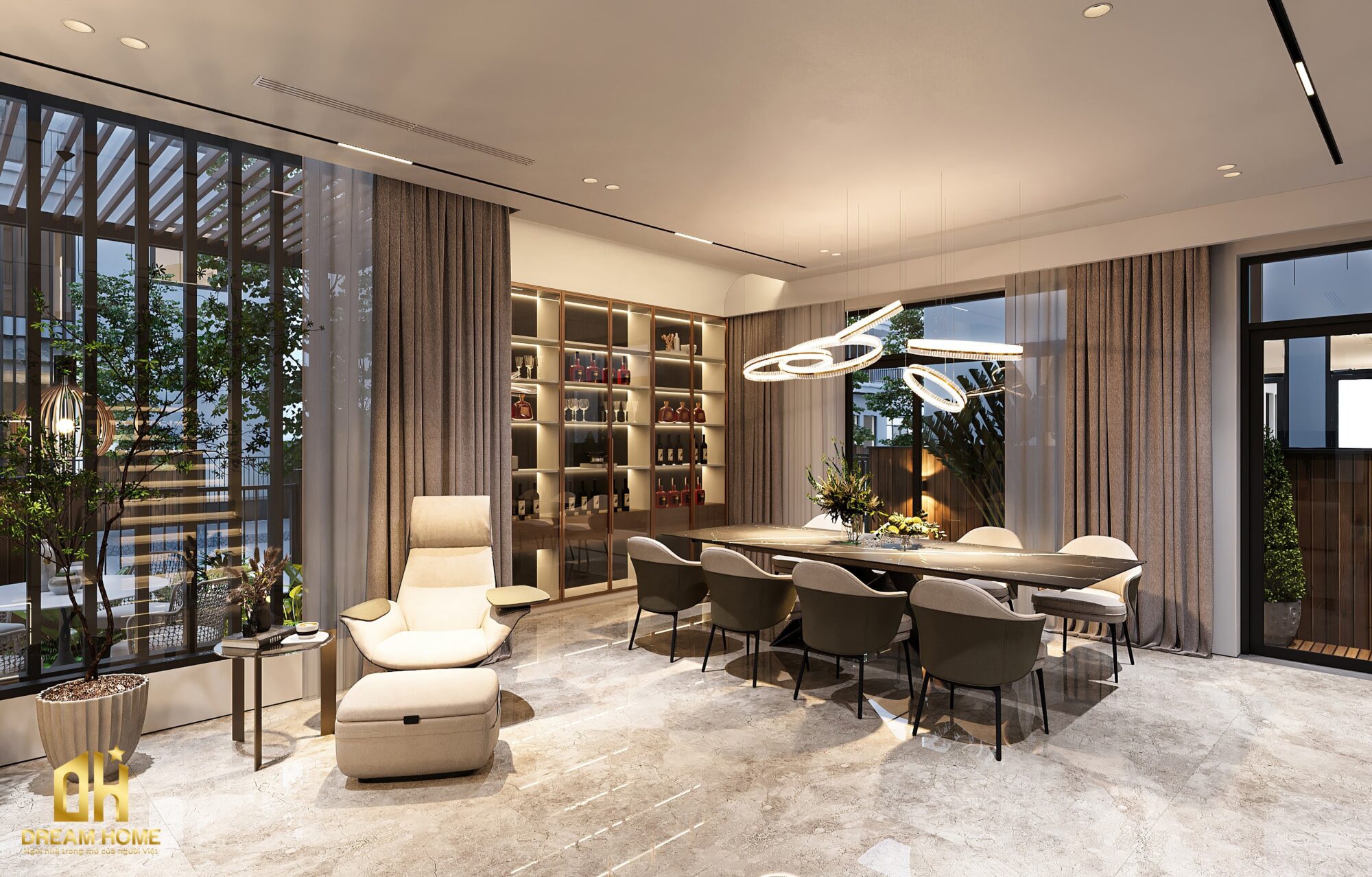 thiết kế nội thất vinhomes cổ loa