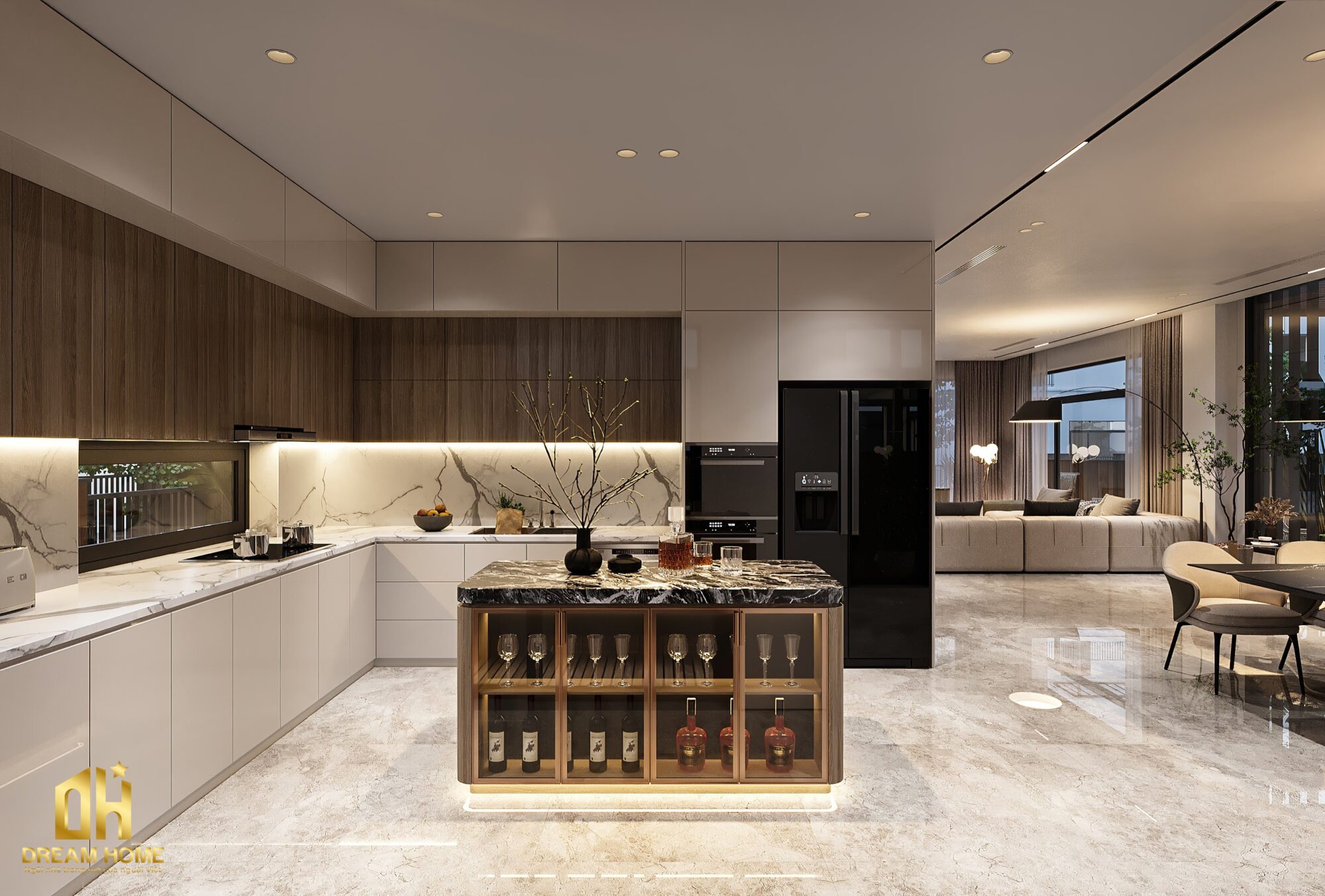Thiết kế nội thất phòng bếp Vinhomes Cổ Loa giao thoa giữa thẩm mỹ và công năng 68 z3790932858141 a2e91d687a9618af5ab7095b7edafa49 1