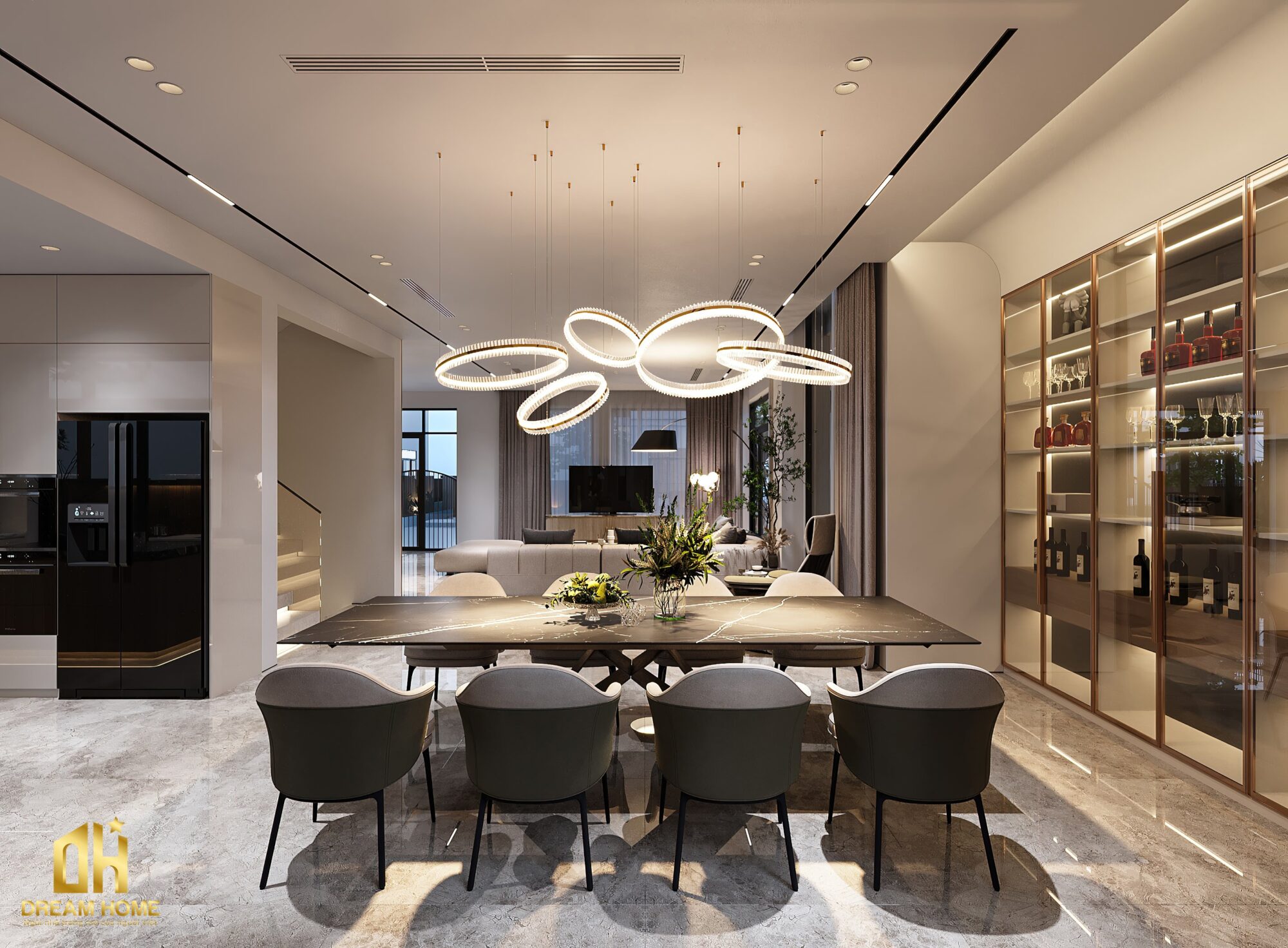 thiết kế nội thất vinhomes cổ loa