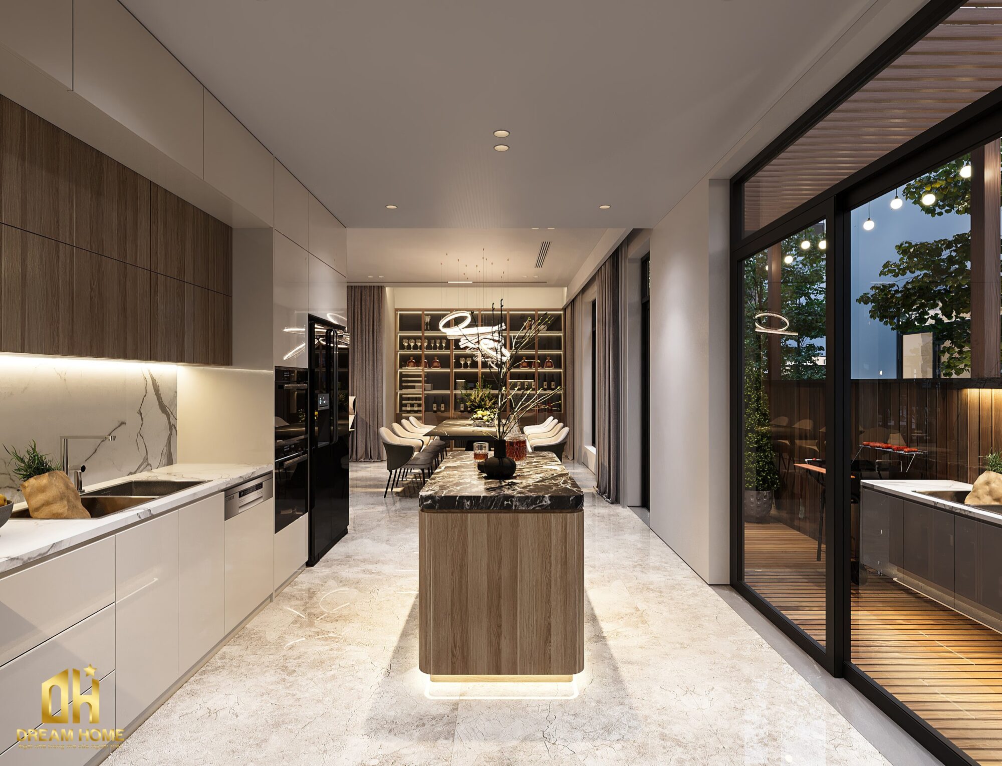 Thiết kế nội thất phòng bếp Vinhomes Cổ Loa giao thoa giữa thẩm mỹ và công năng 72 z3790932858216 1865b5dd3d22a5fddb21c10283878320