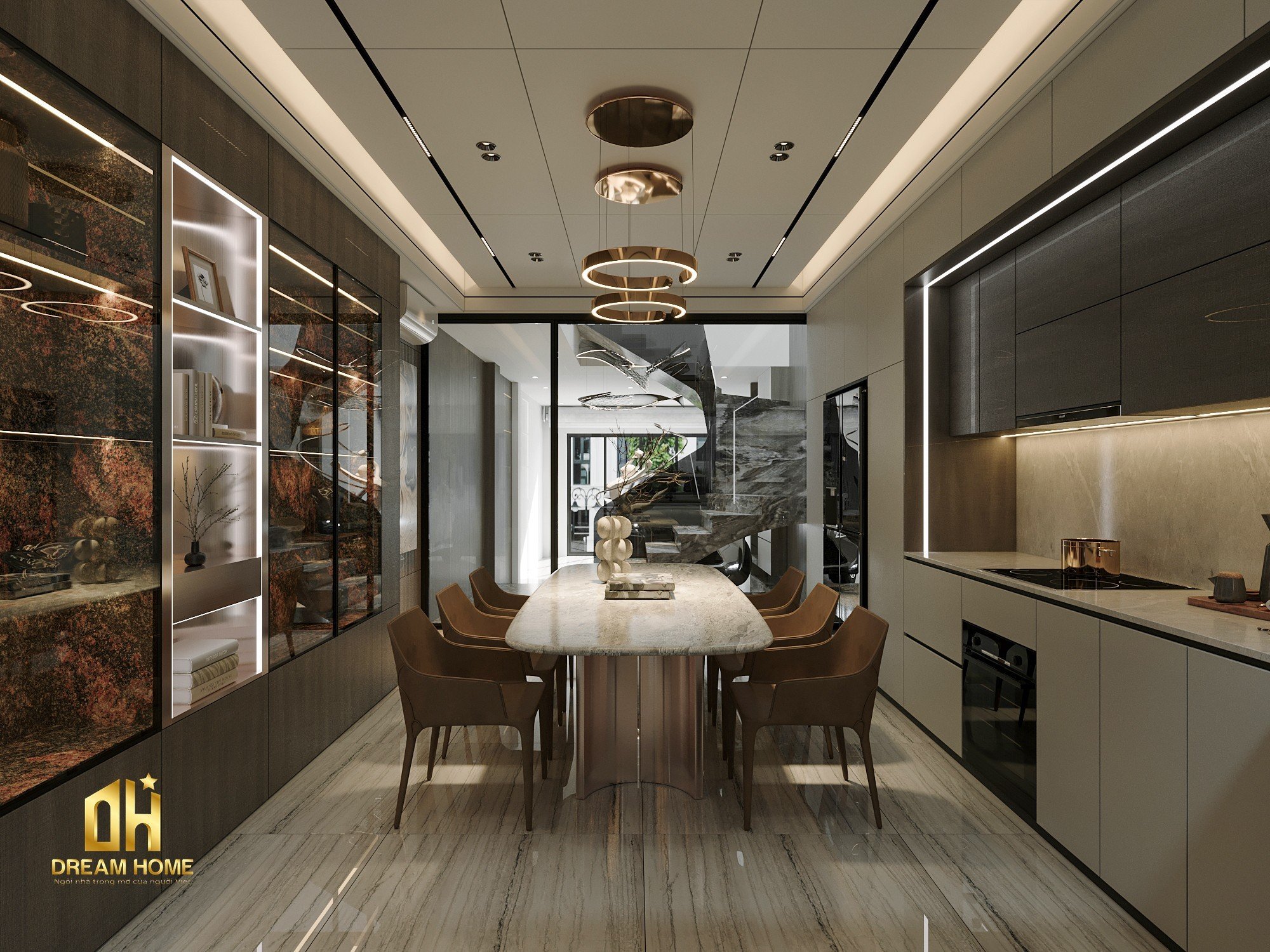 Thiết kế nội thất phòng bếp Vinhomes Cổ Loa giao thoa giữa thẩm mỹ và công năng 29 thiết kế nội thất phòng bếp vinhomes cổ loa