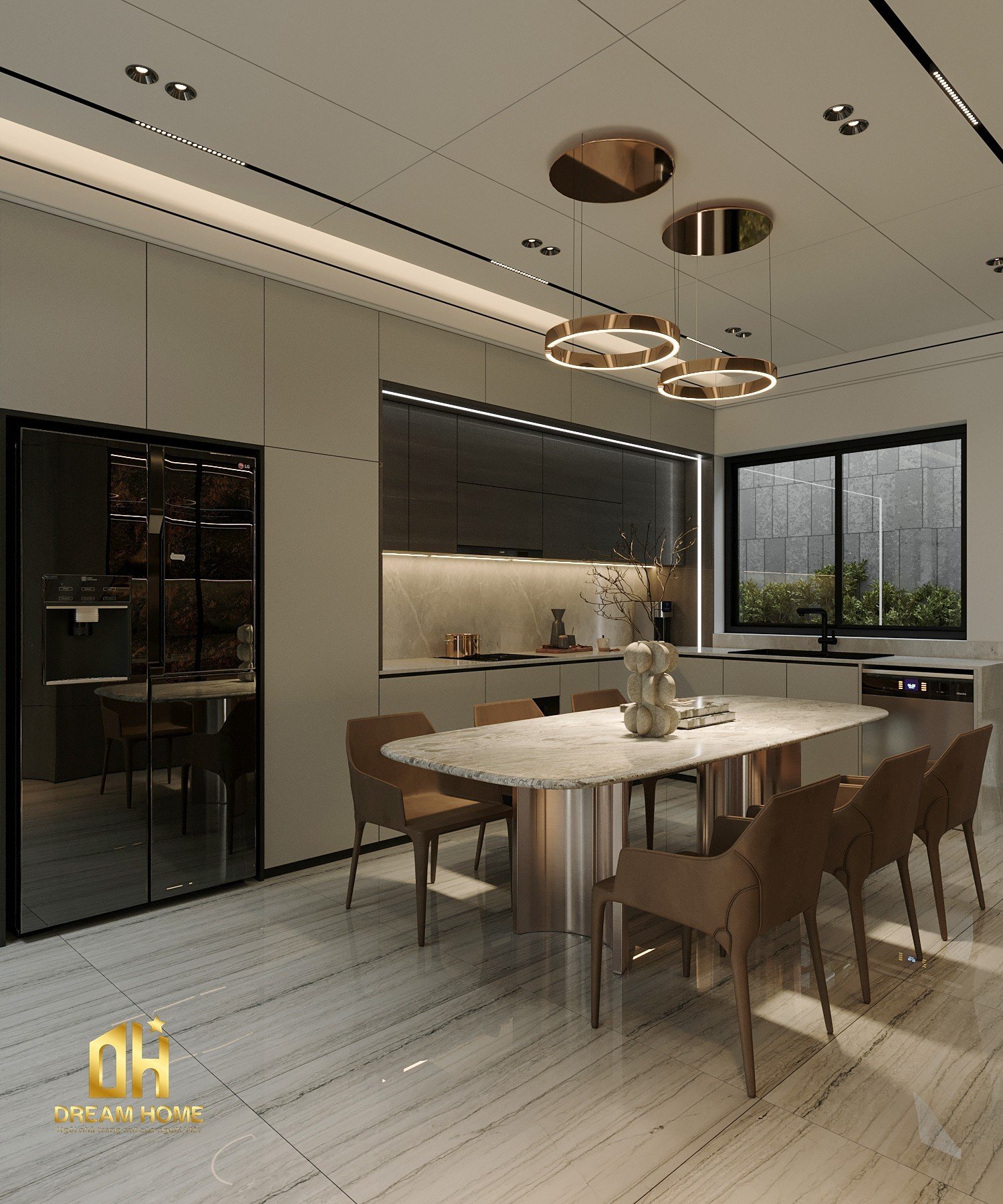 Thiết kế nội thất phòng bếp Vinhomes Cổ Loa giao thoa giữa thẩm mỹ và công năng 27 thiết kế nội thất phòng bếp vinhomes cổ loa