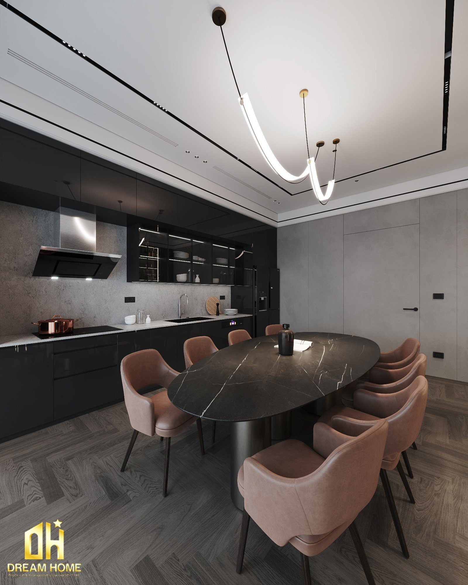 Thiết kế nội thất phòng bếp Vinhomes Cổ Loa giao thoa giữa thẩm mỹ và công năng 34 z4269697795572 531fd0cf9c3e966526de3f730ca5e9c5 1