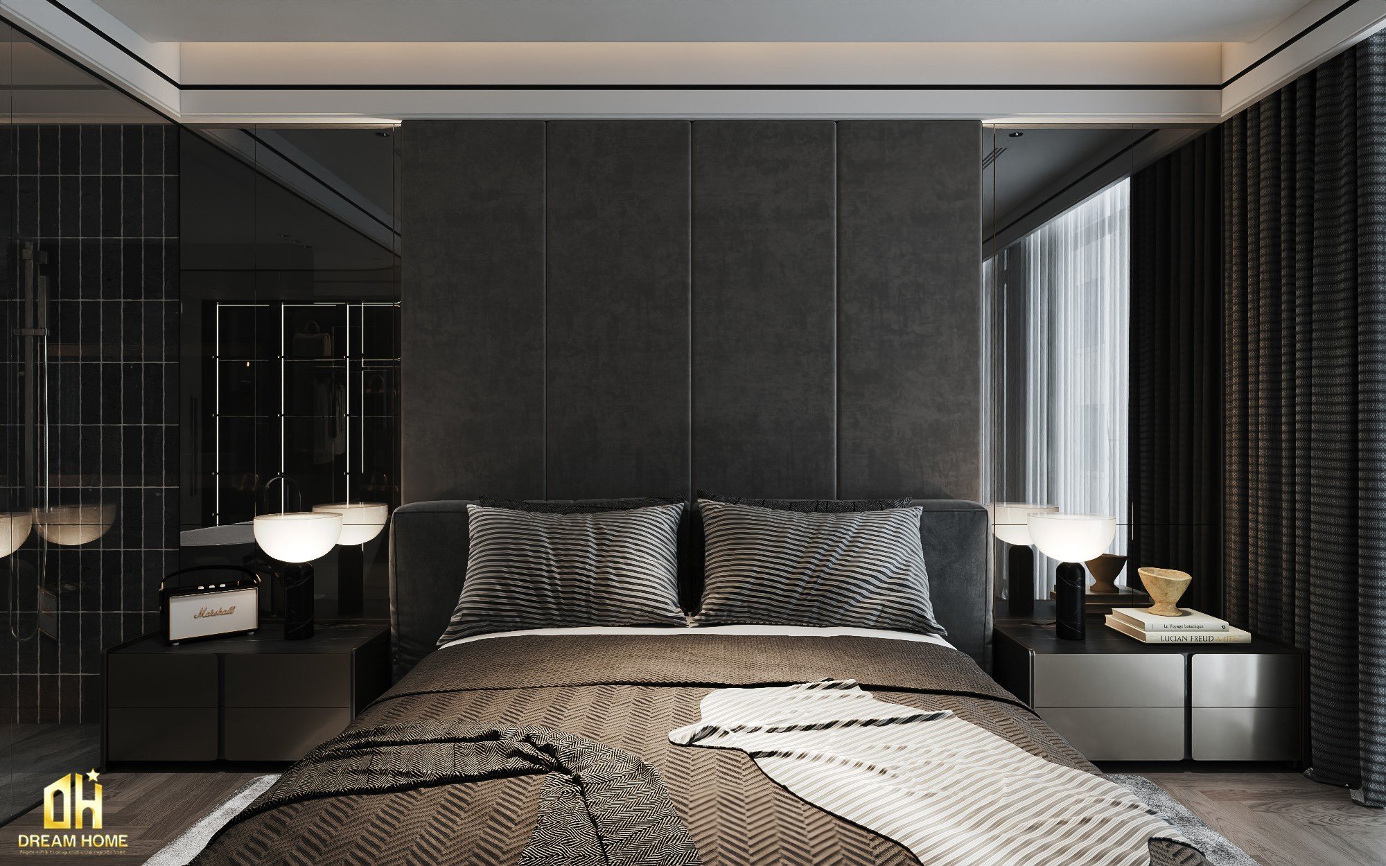 thiết kế nội thất biệt thự vinhomes cổ loa