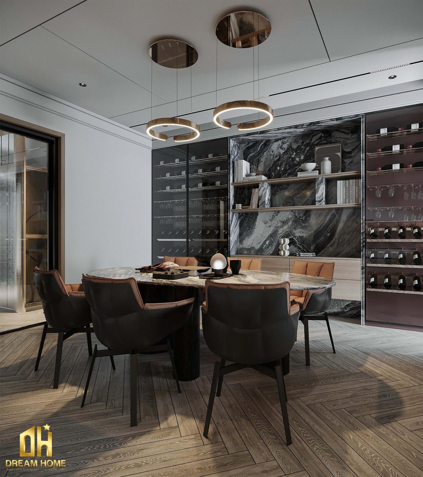 Thiết kế nội thất phòng bếp Vinhomes Cổ Loa giao thoa giữa thẩm mỹ và công năng 52 thiết kế nội thất phòng bếp vinhomes cổ loa