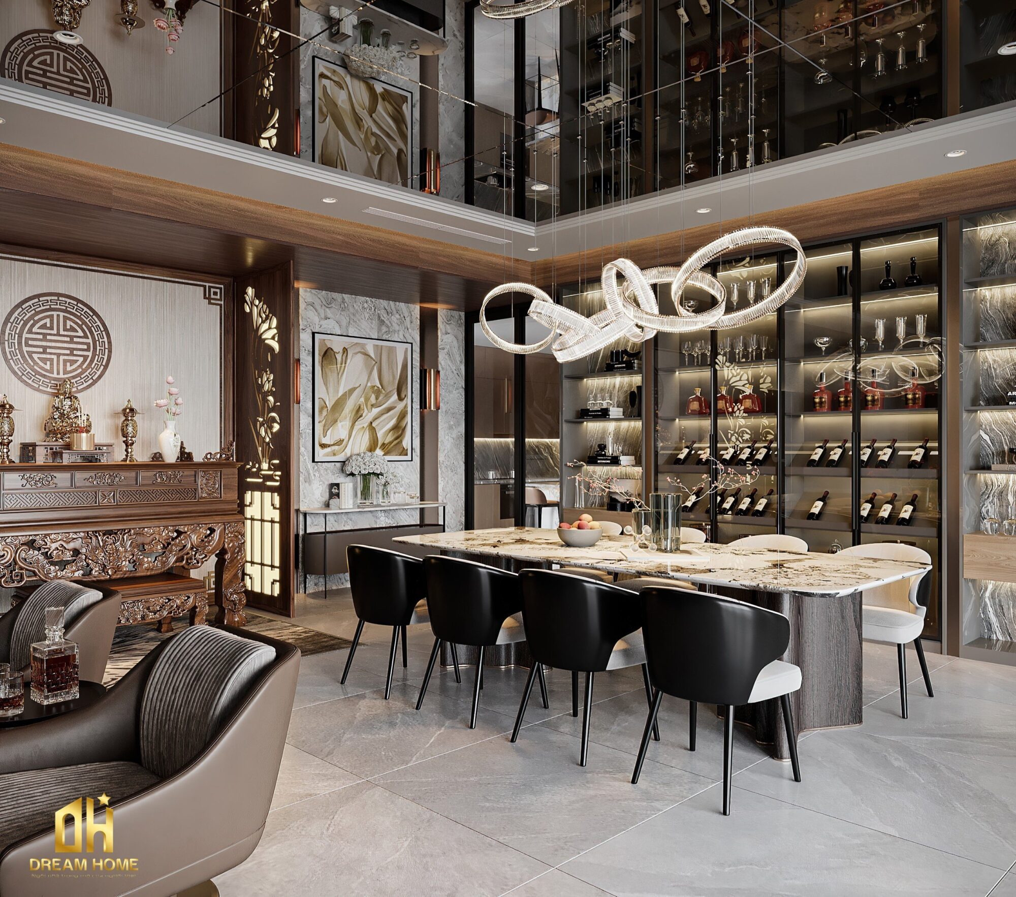 Thiết kế nội thất phòng bếp Vinhomes Cổ Loa giao thoa giữa thẩm mỹ và công năng 8 thiết kế nội thất phòng bếp vinhomes cổ loa