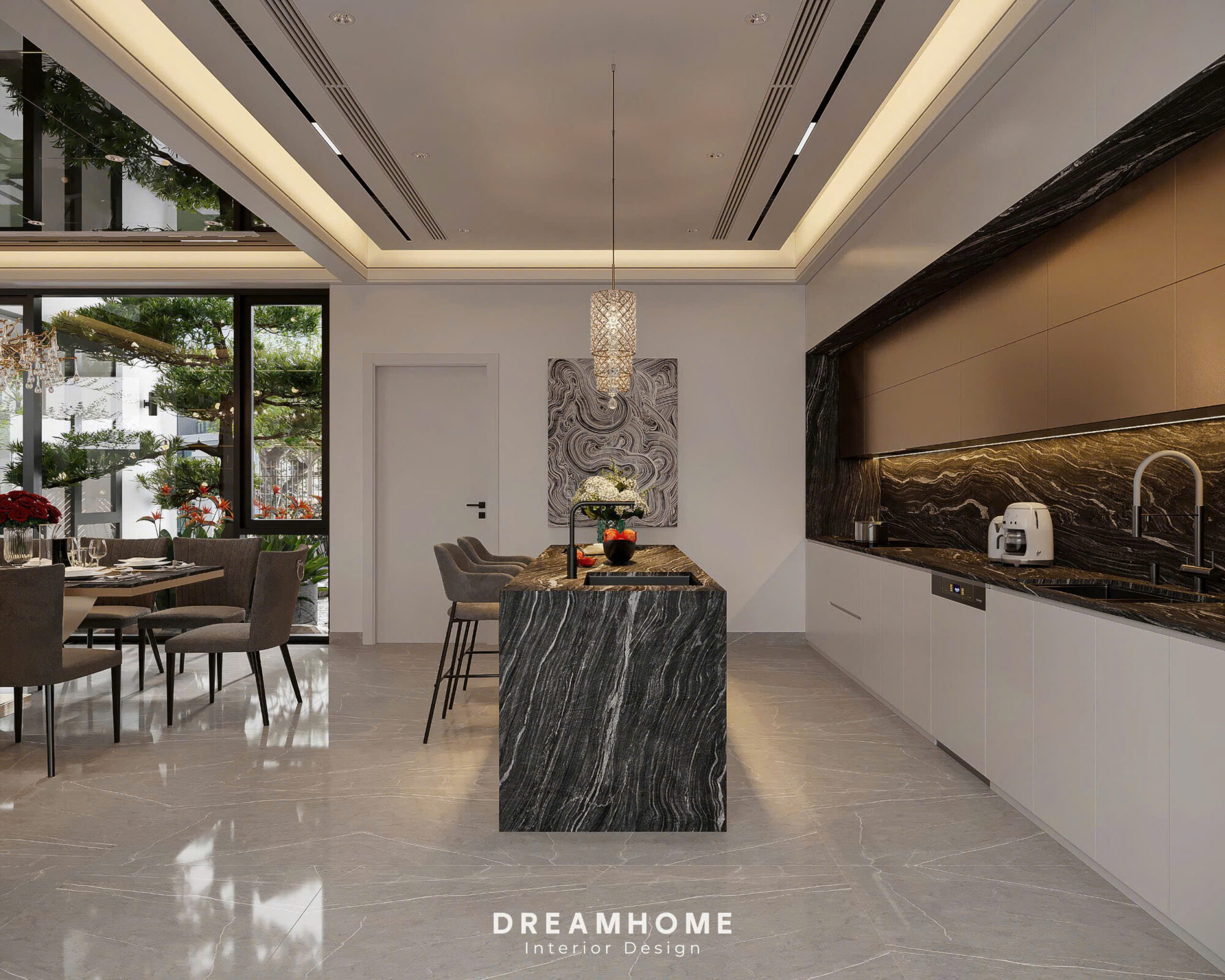 Thiết kế nội thất phòng bếp Vinhomes Cổ Loa giao thoa giữa thẩm mỹ và công năng 50 z5831328415130 20718b887a8740fa940a31c8b9cc4161