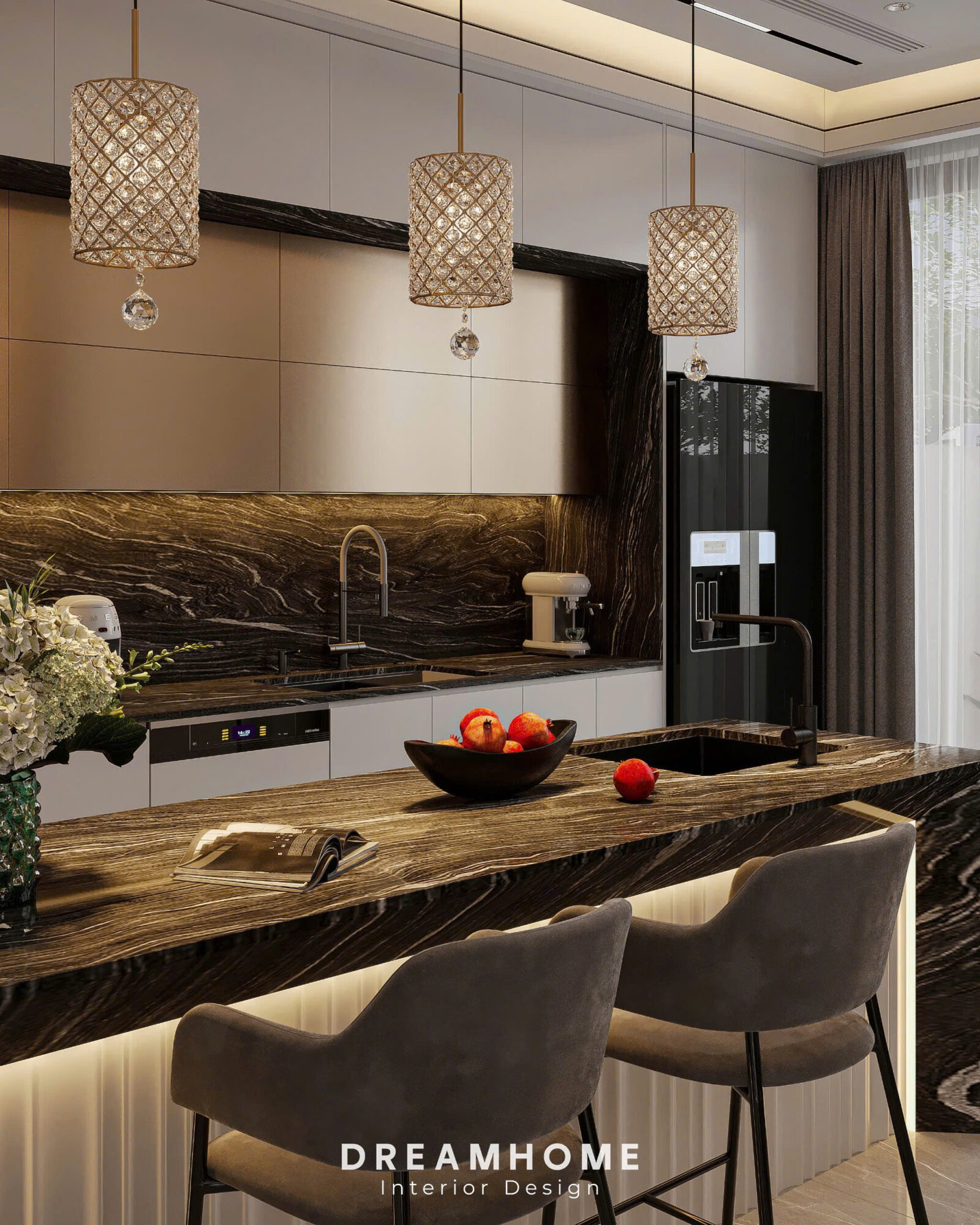 Thiết kế nội thất phòng bếp Vinhomes Cổ Loa giao thoa giữa thẩm mỹ và công năng 48 z5831329189926 5d25c02fd8b42b60168417f6e5af9c12