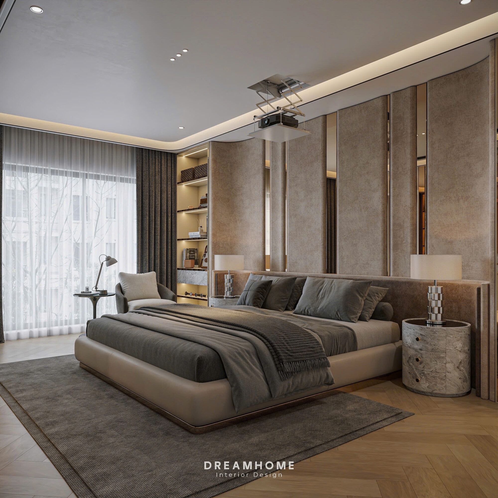 thiết kế nội thất biệt thự vinhomes cổ loa