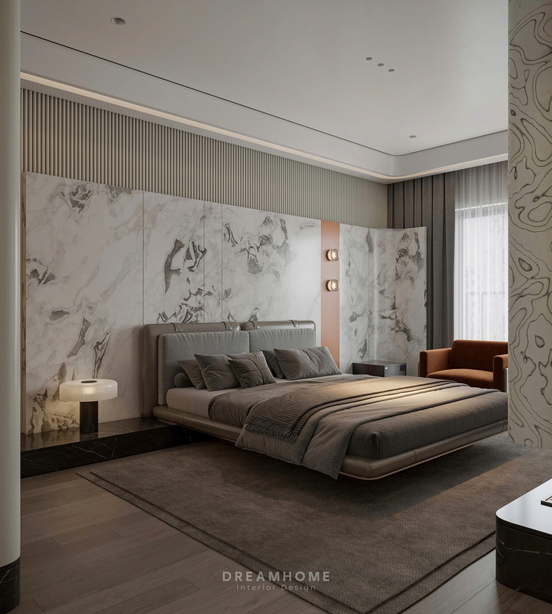 thiết kế nội thất biệt thự vinhomes cổ loa