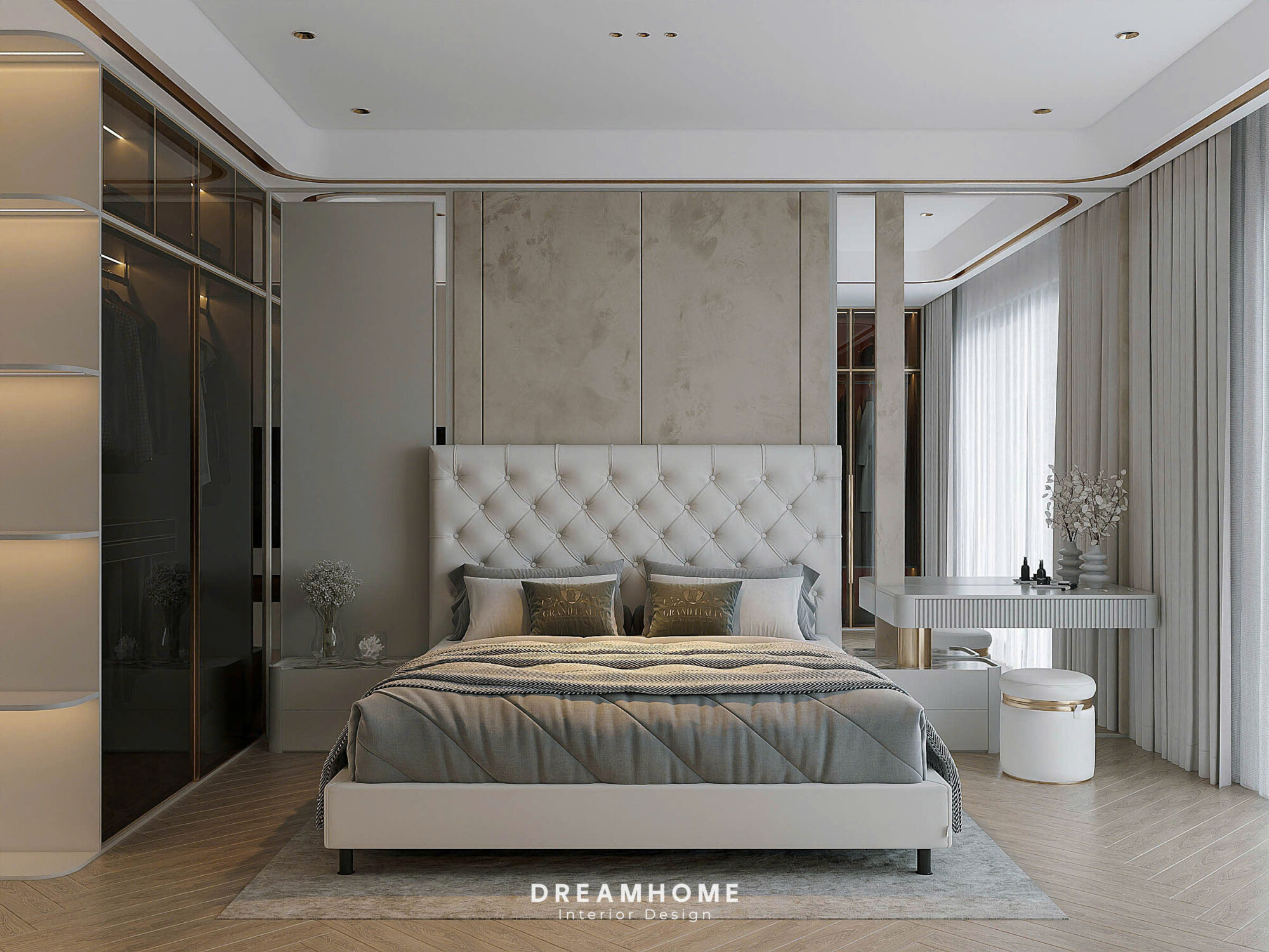 thiết kế nội thất biệt thự vinhomes cổ loa