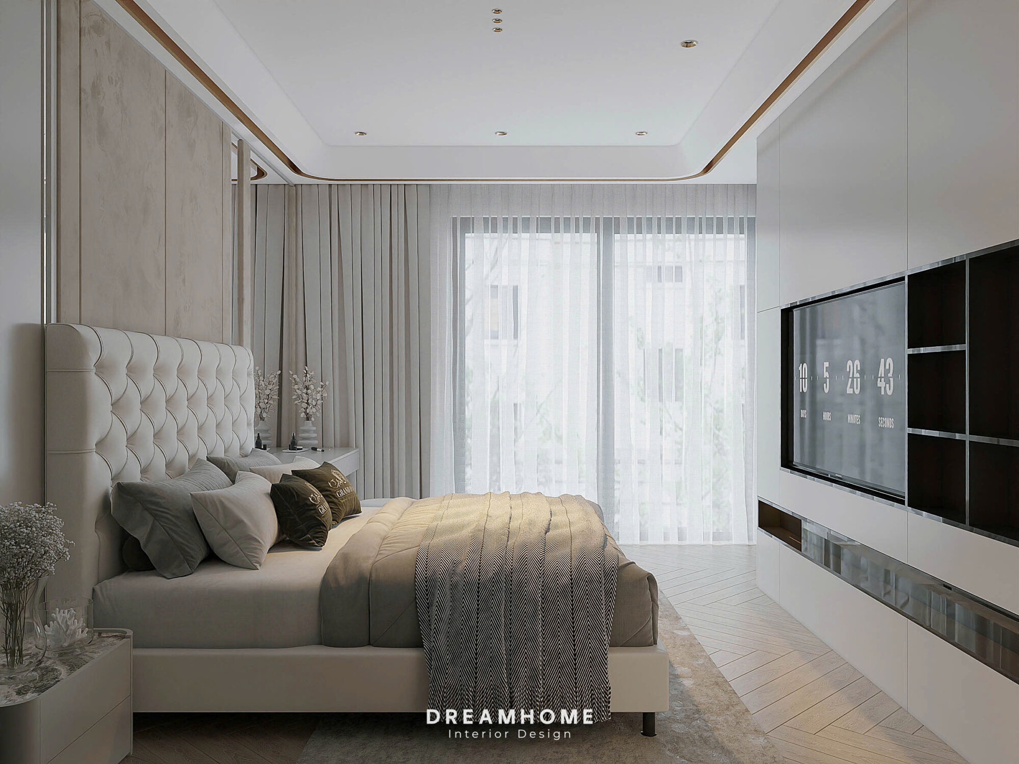 thiết kế nội thất biệt thự vinhomes cổ loa