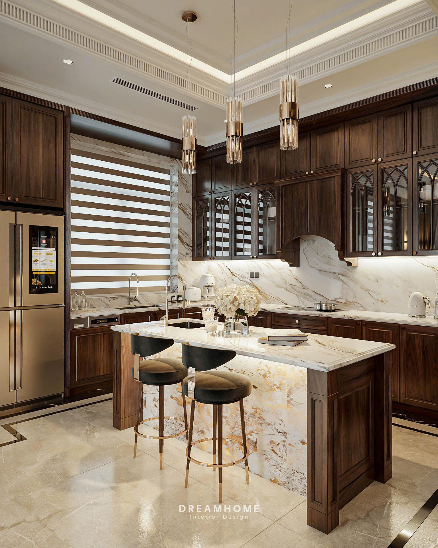 thiết kế nội thất biệt thự vinhomes cổ loa