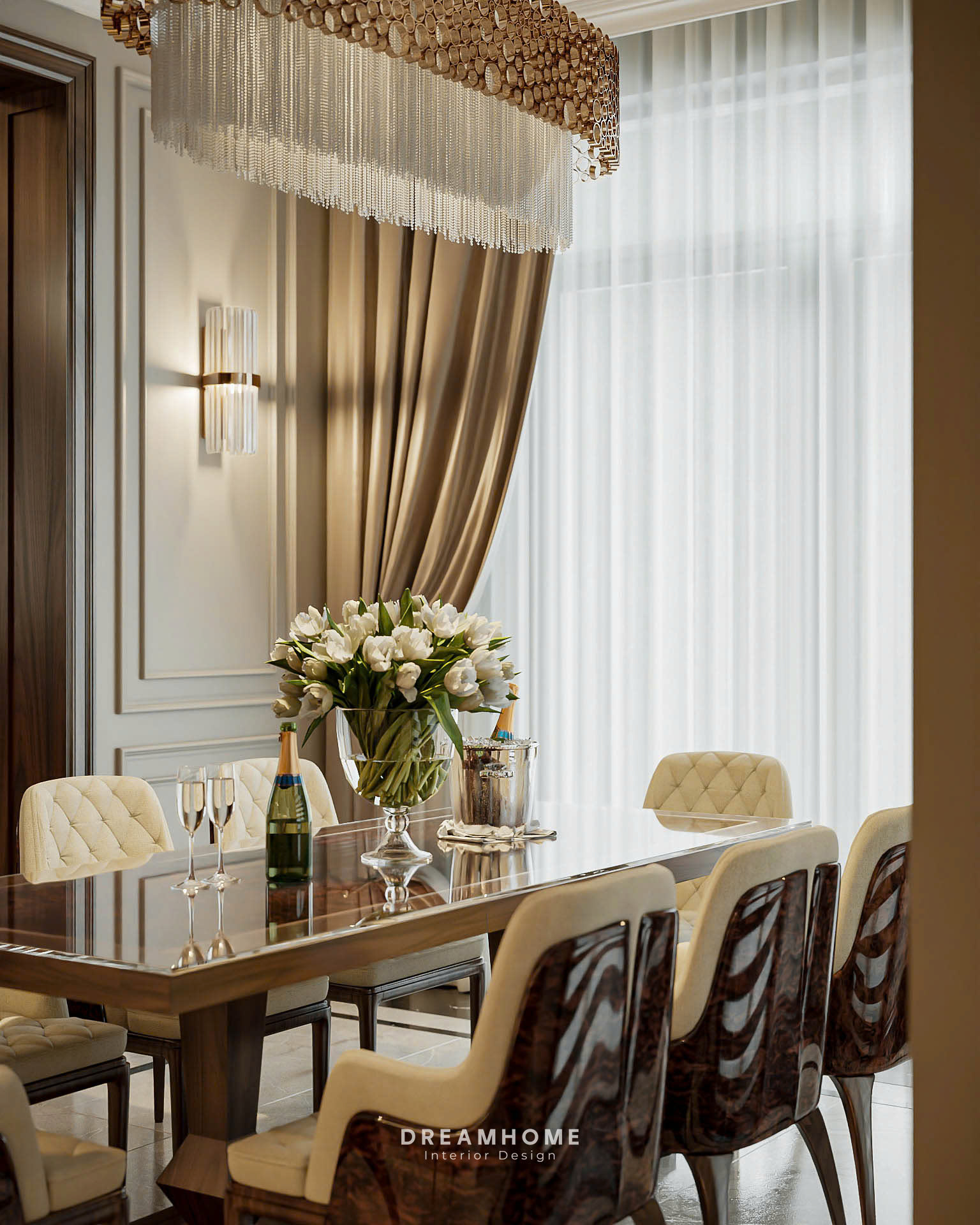 thiết kế nội thất biệt thự vinhomes cổ loa