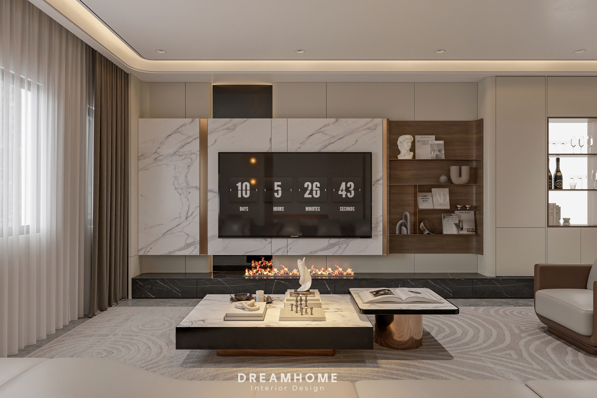 thiết kế nội thất nhà phố