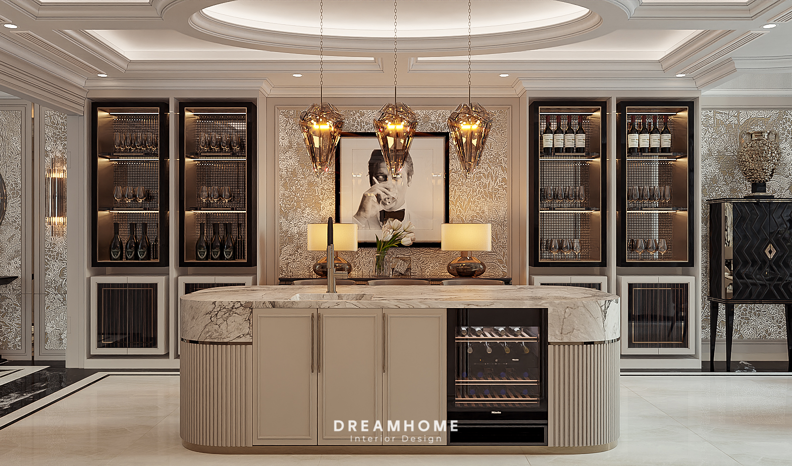 thiết kế nội thất biệt thự hoàng gia