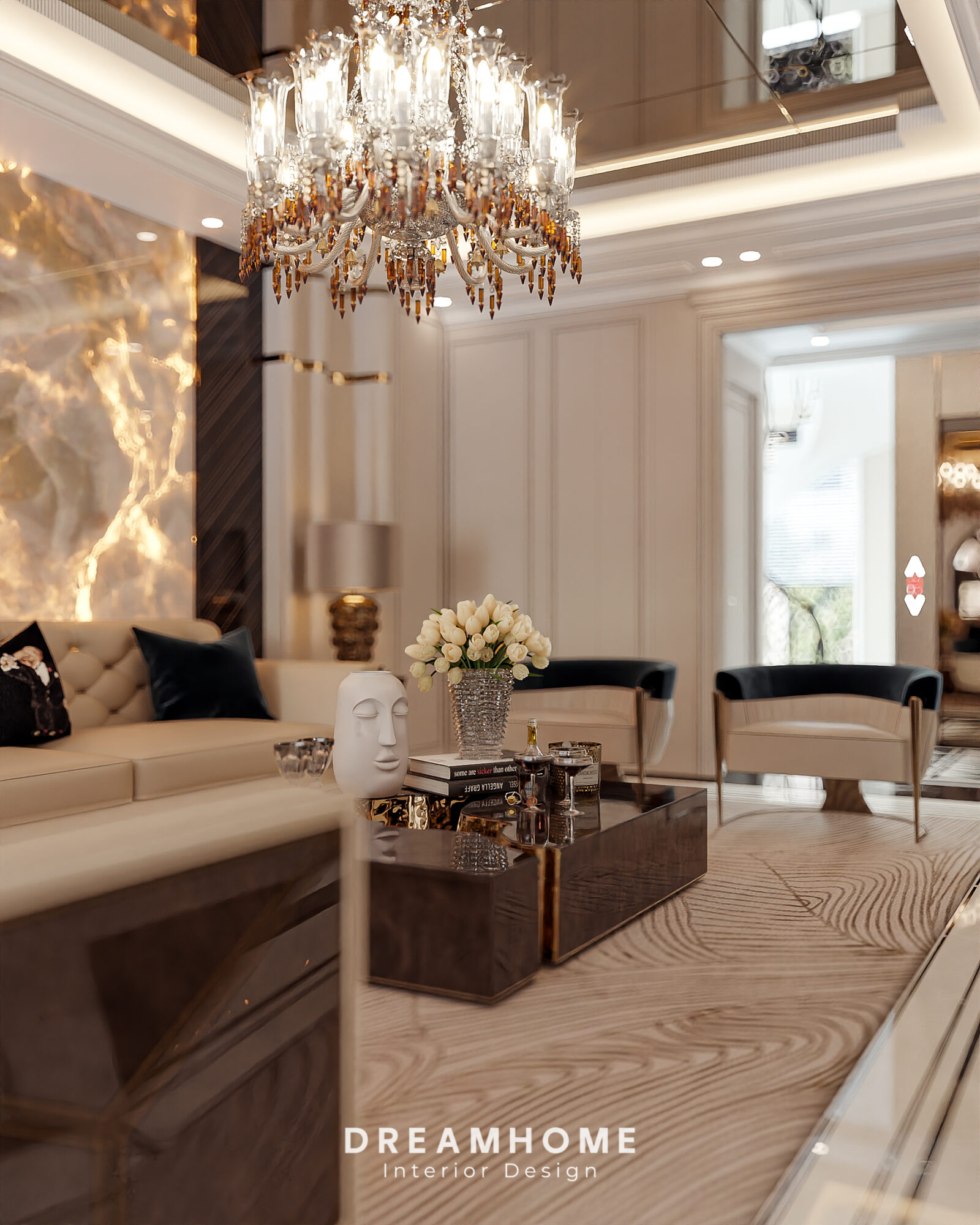 thiết kế nội thất biệt thự hoàng gia