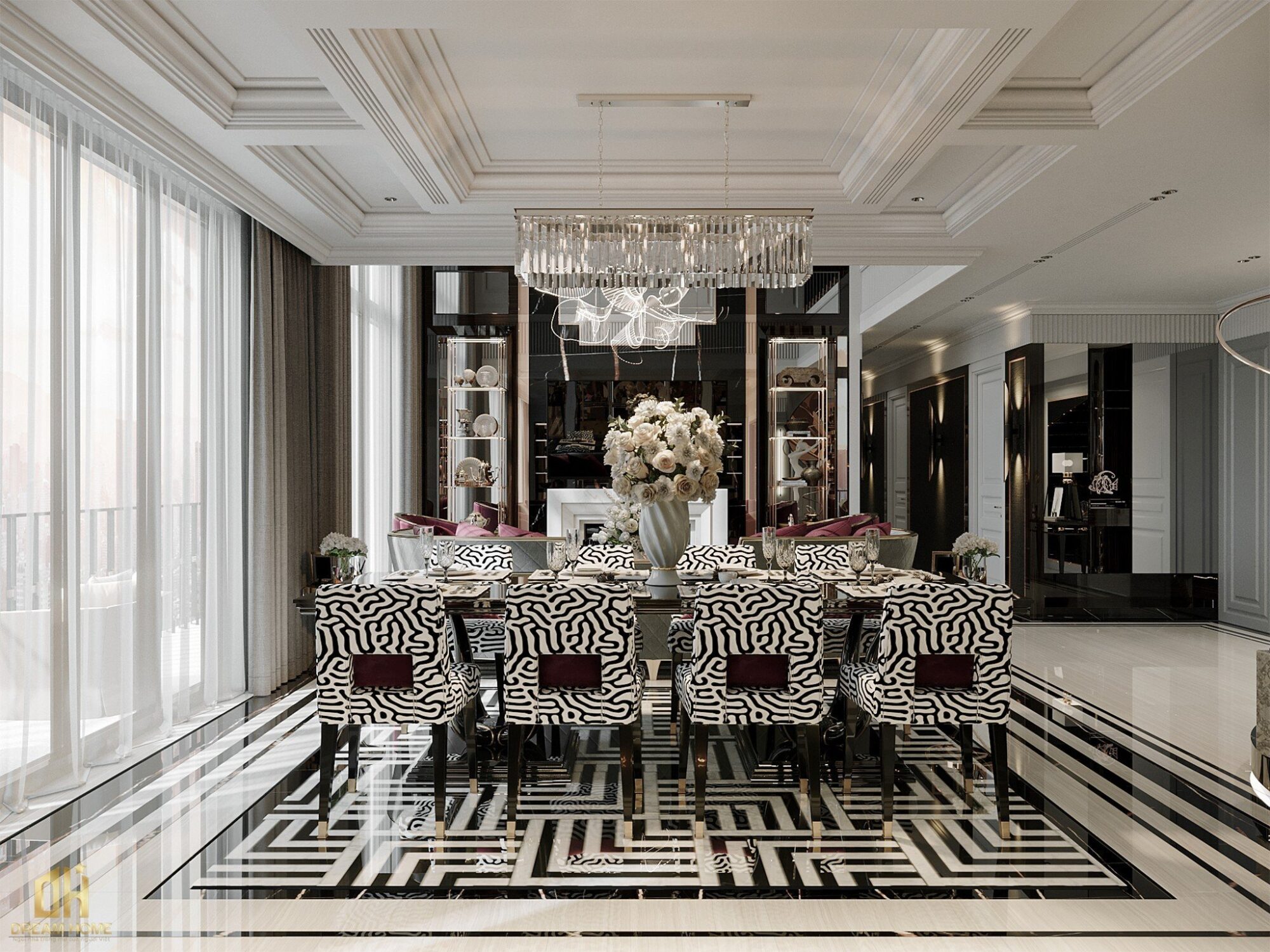 thiết kế nội thất penthouse