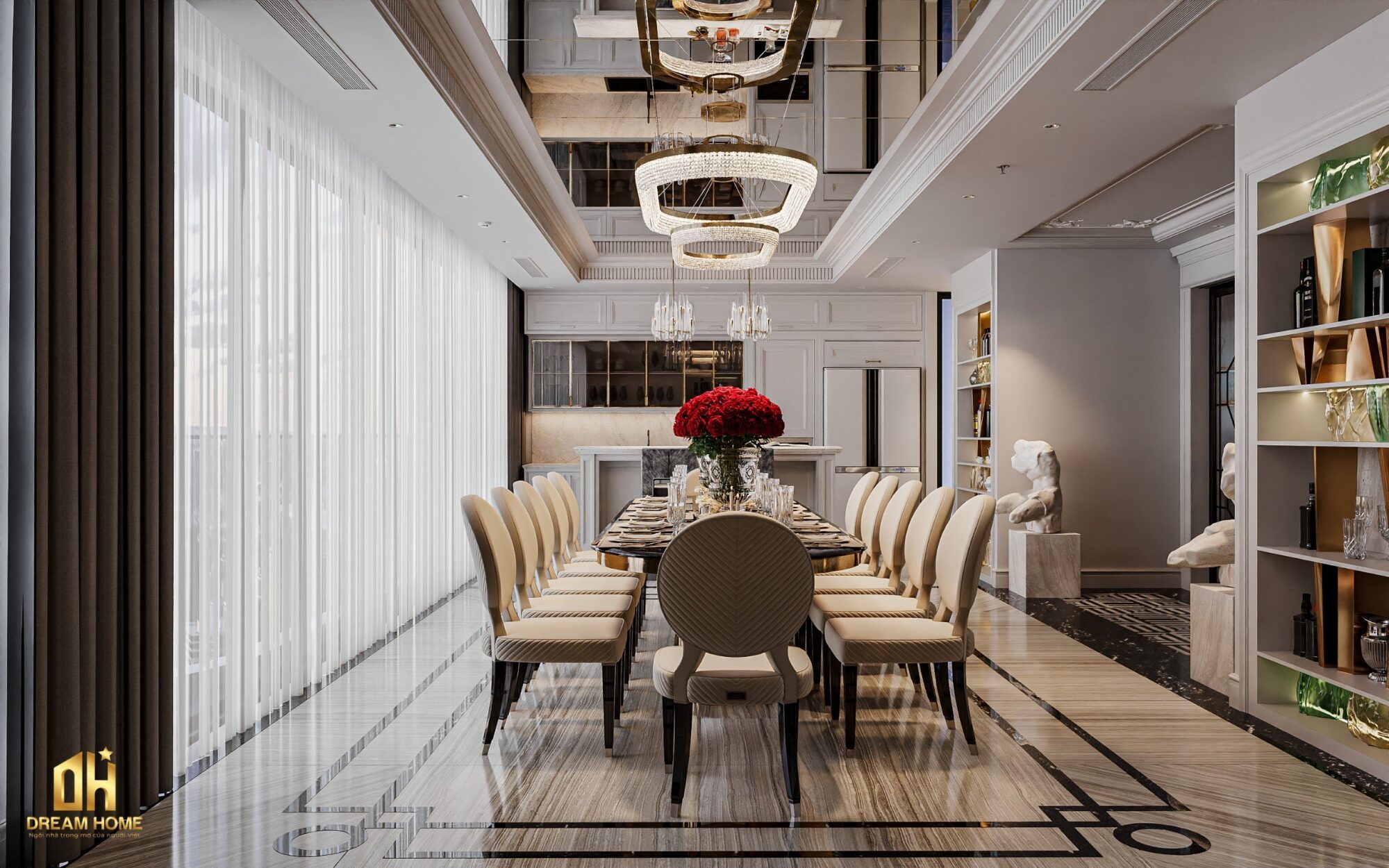 thiết kế nội thất penthouse