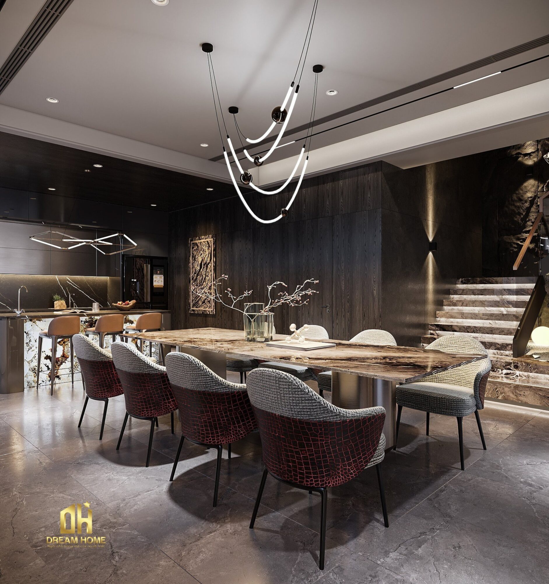 thiết kế nội thất nhà phố