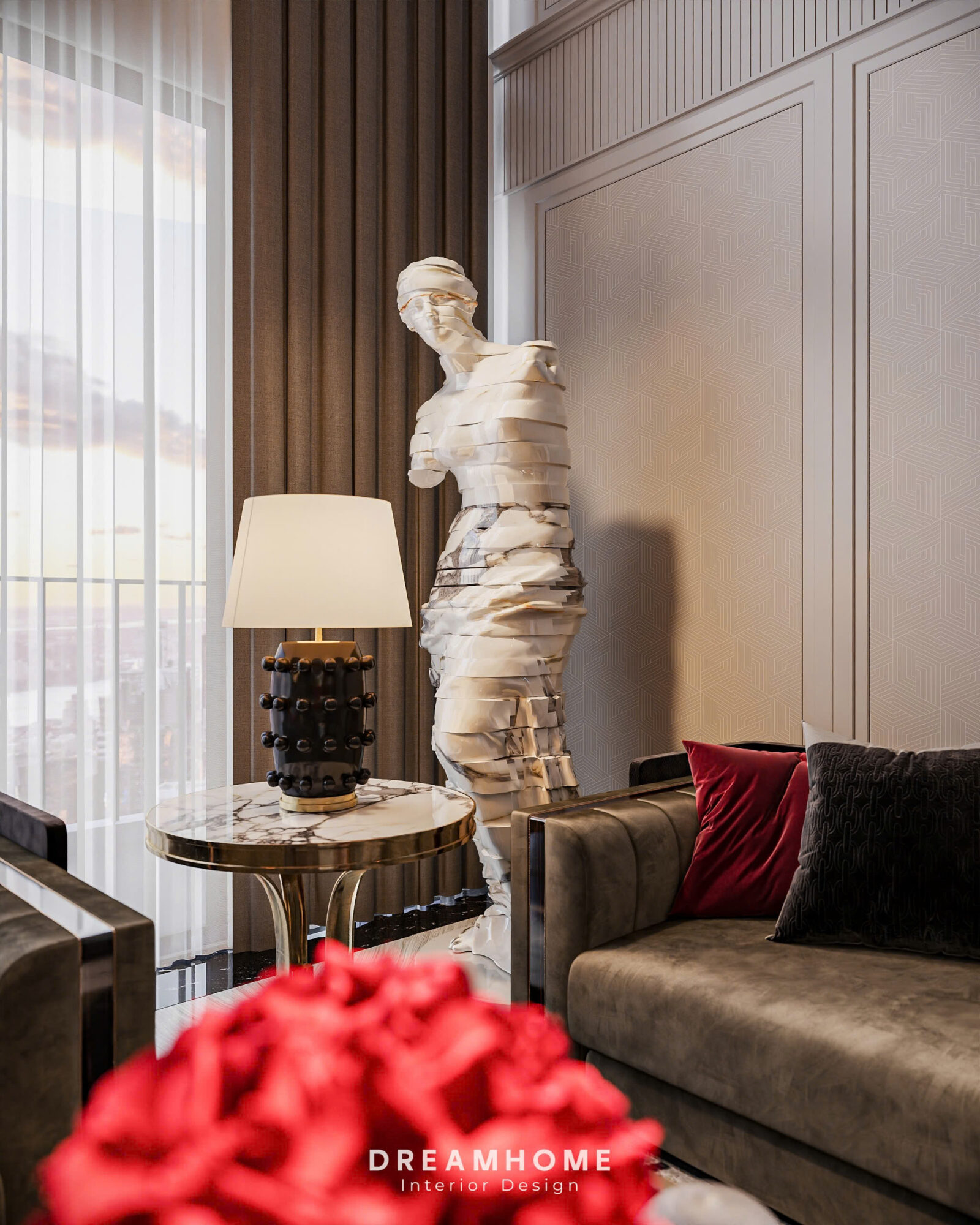 thiết kế nội thất penthouse