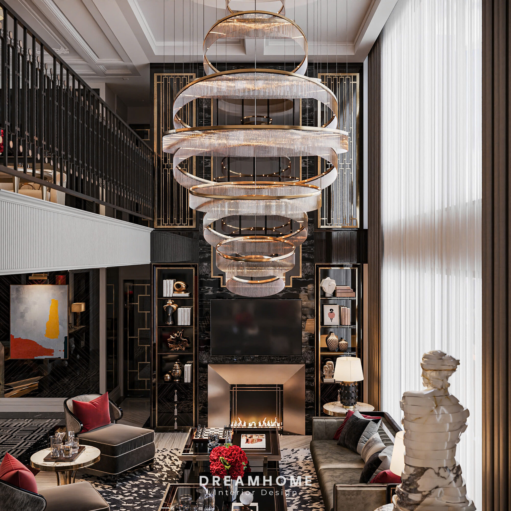 thiết kế nội thất penthouse