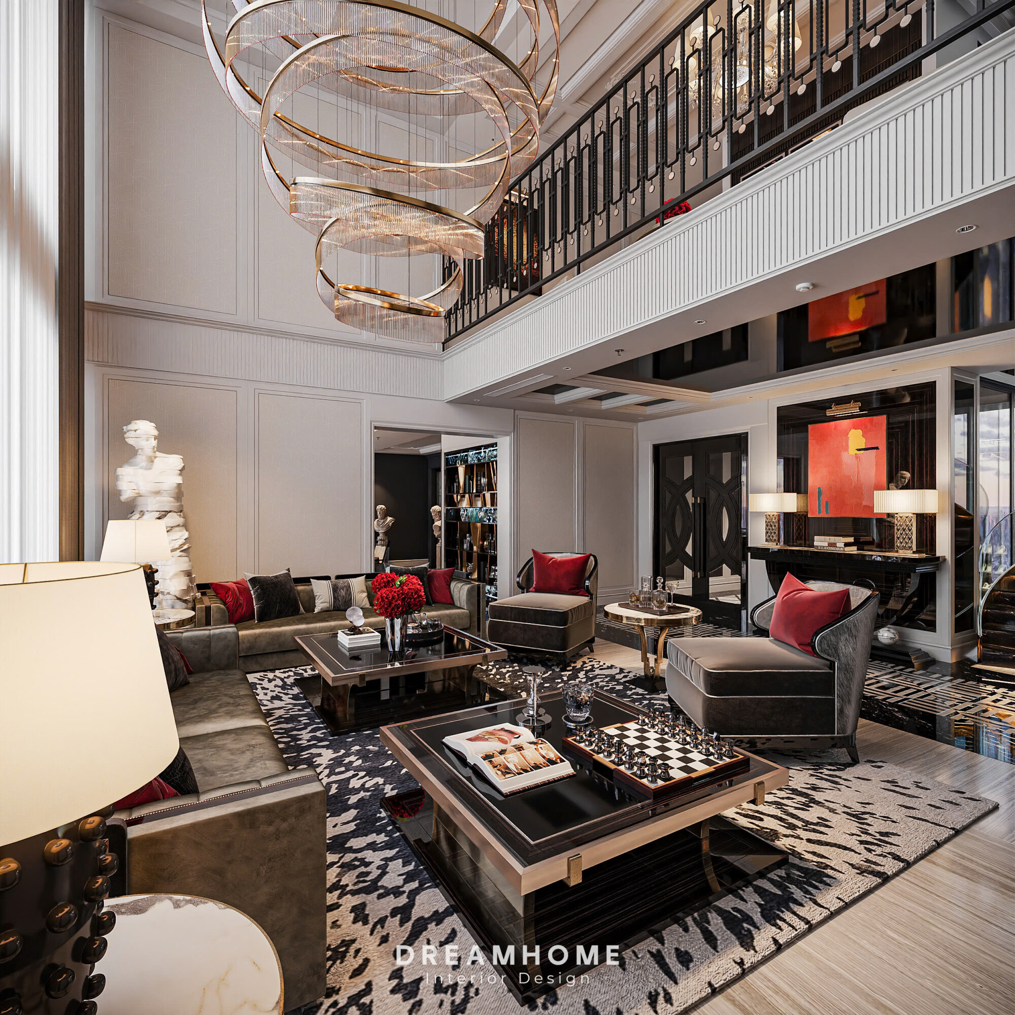 thiết kế nội thất penthouse