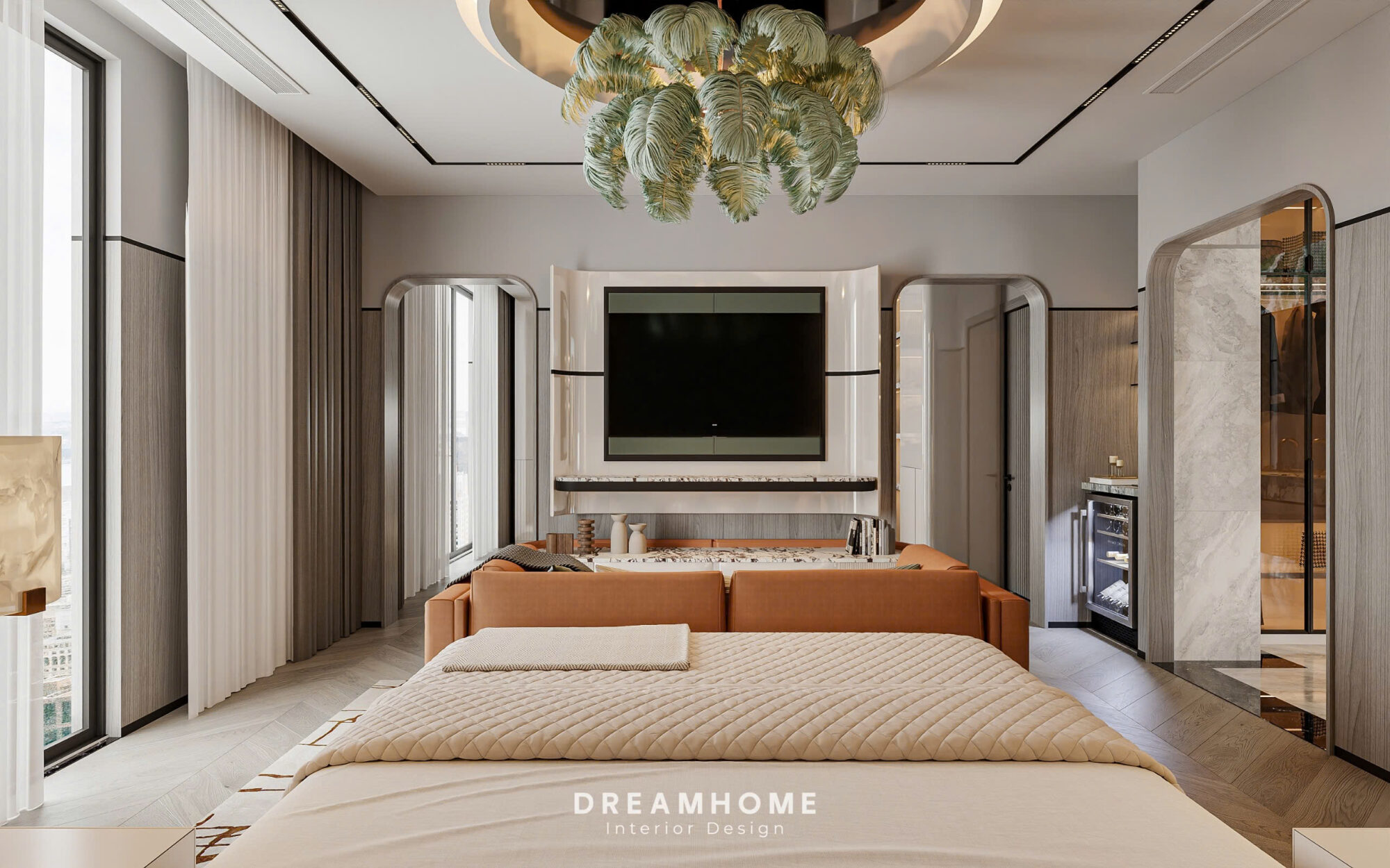 thiết kế nội thất penthouse