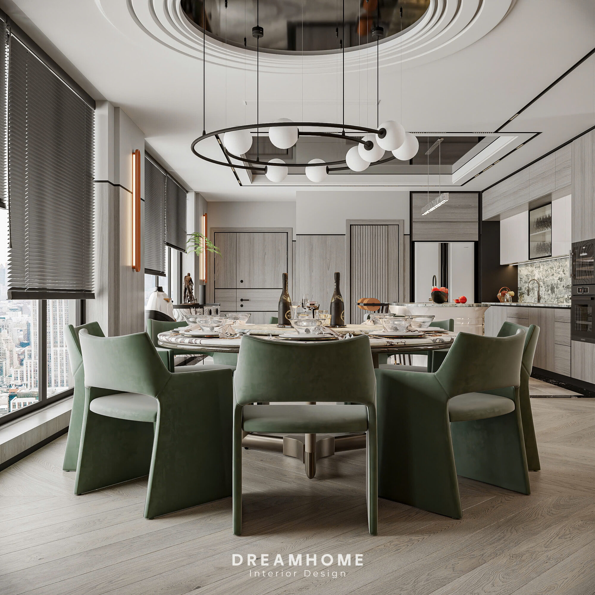 thiết kế nội thất penthouse