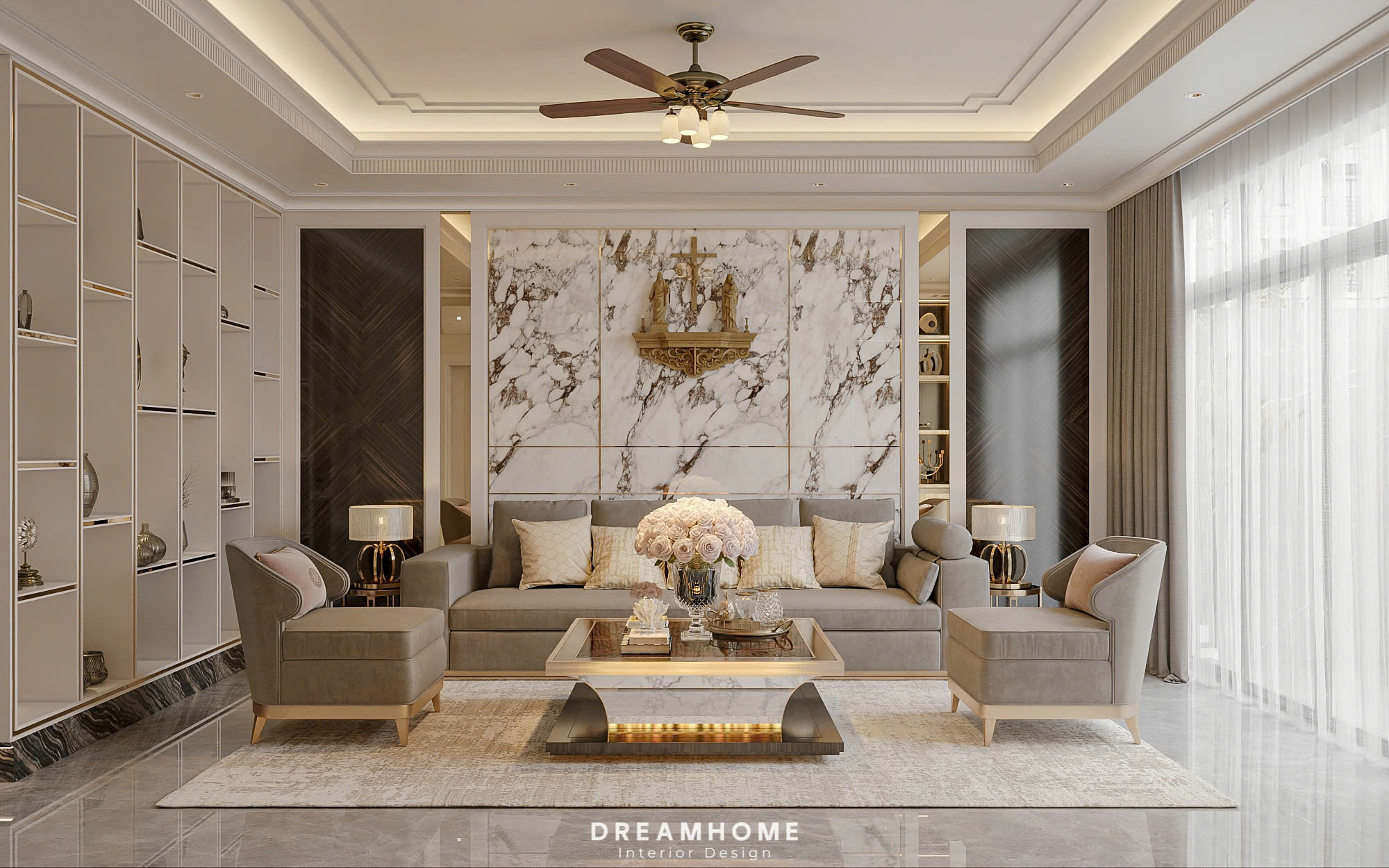 thiết kế nội thất nhà phố