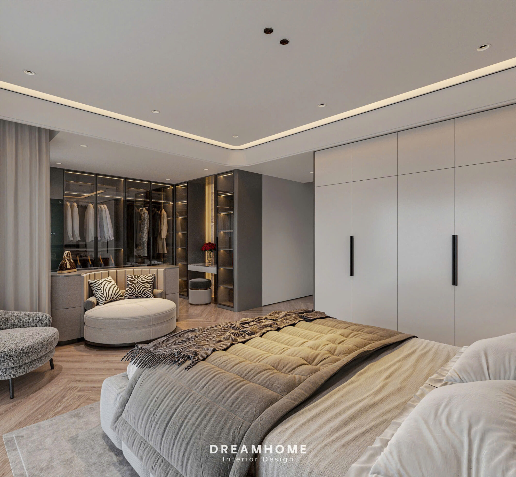 thiết kế nội thất siêu sang