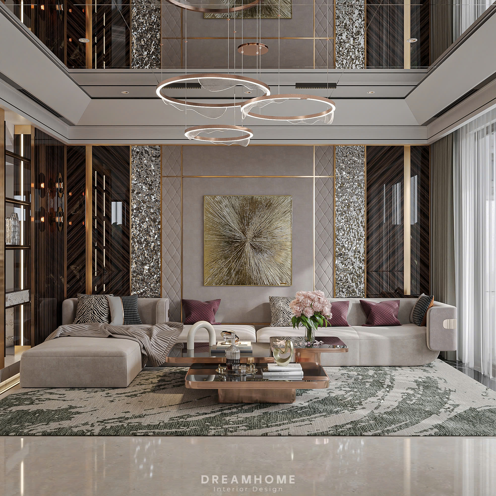 thiết kế nội thất siêu sang