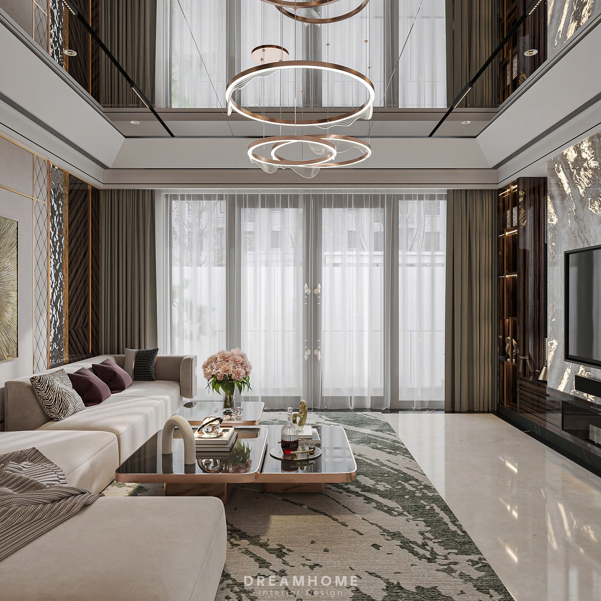 thiết kế nội thất biệt thự hoàng gia