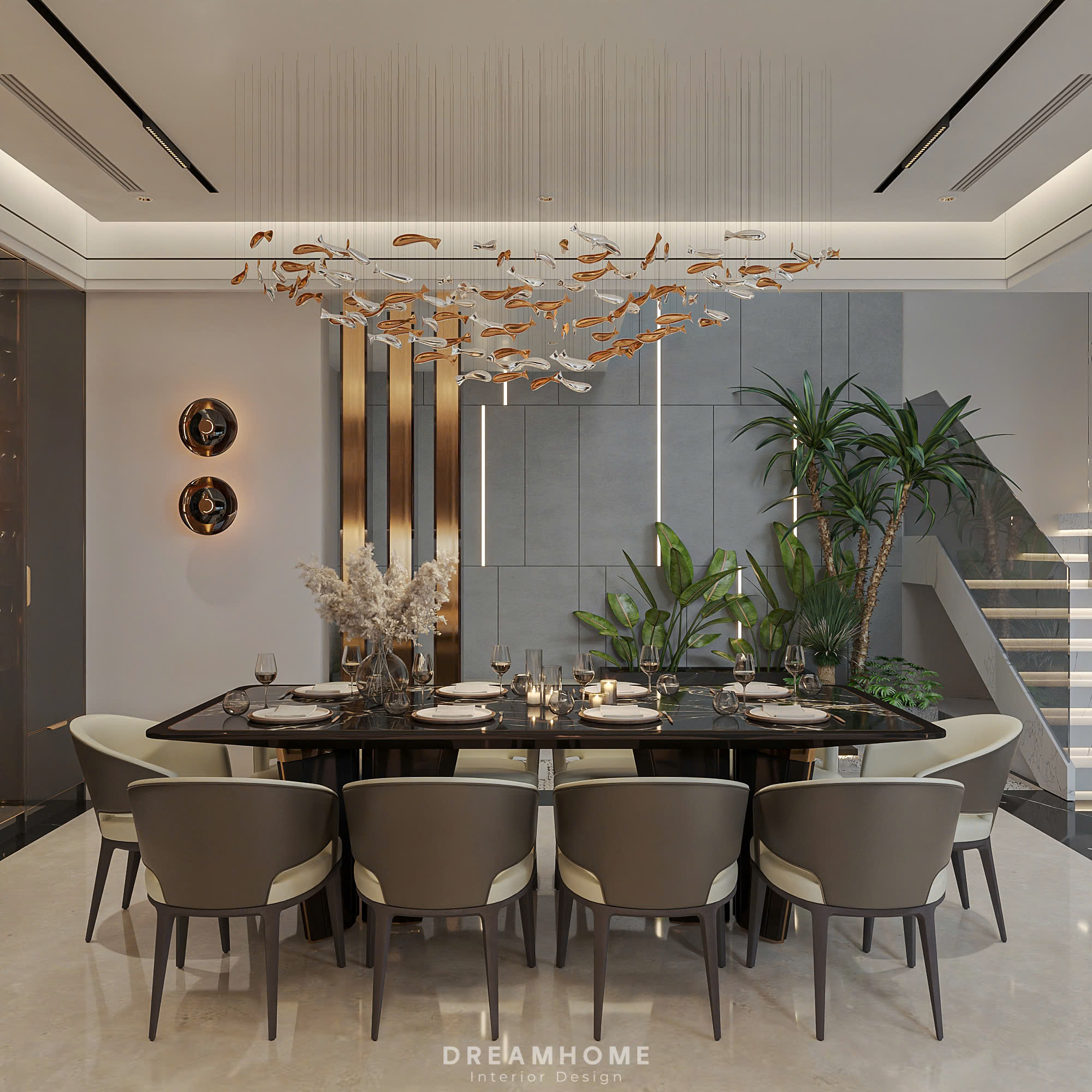 thiết kế nội thất siêu sang