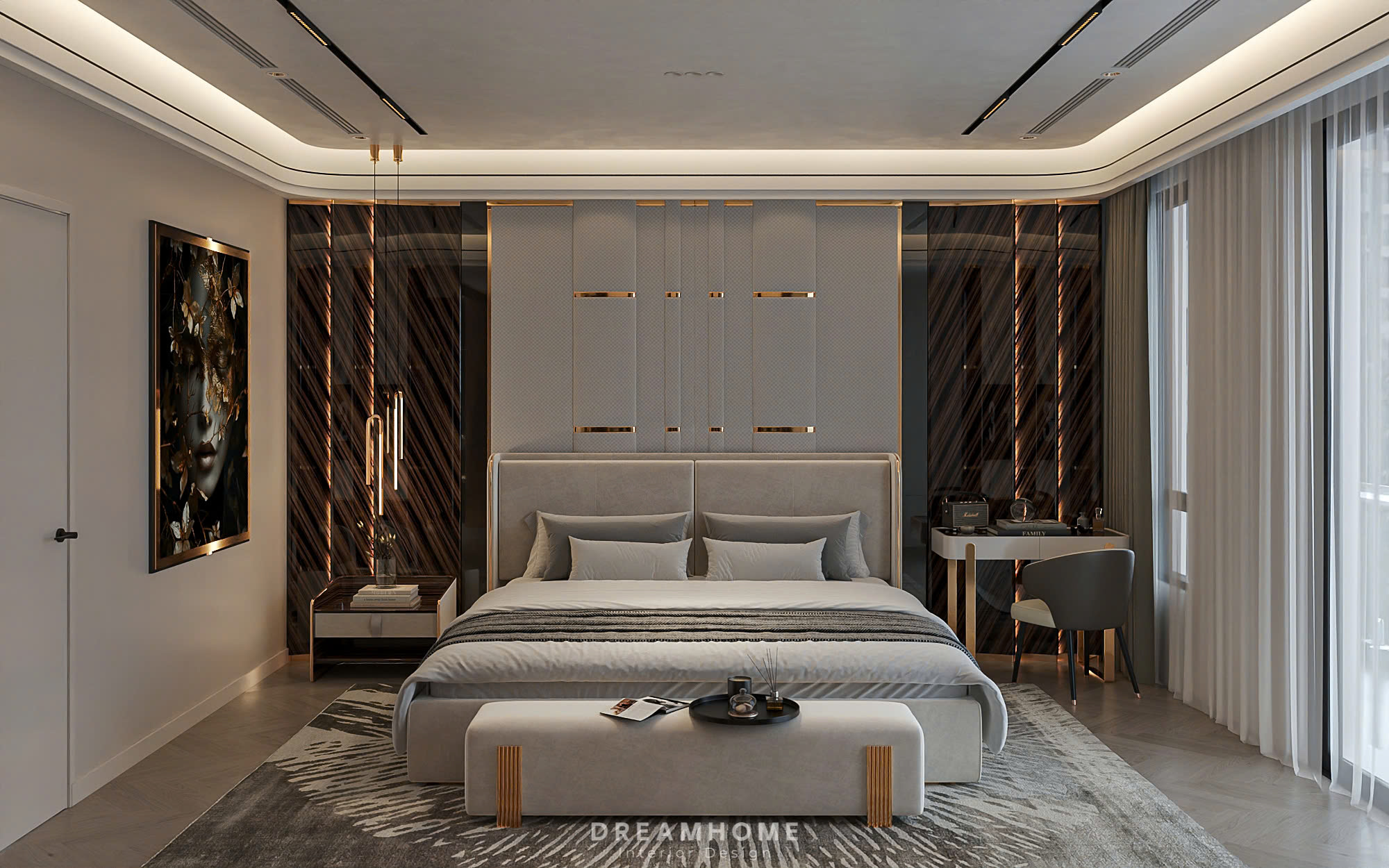 thiết kế nội thất siêu sang