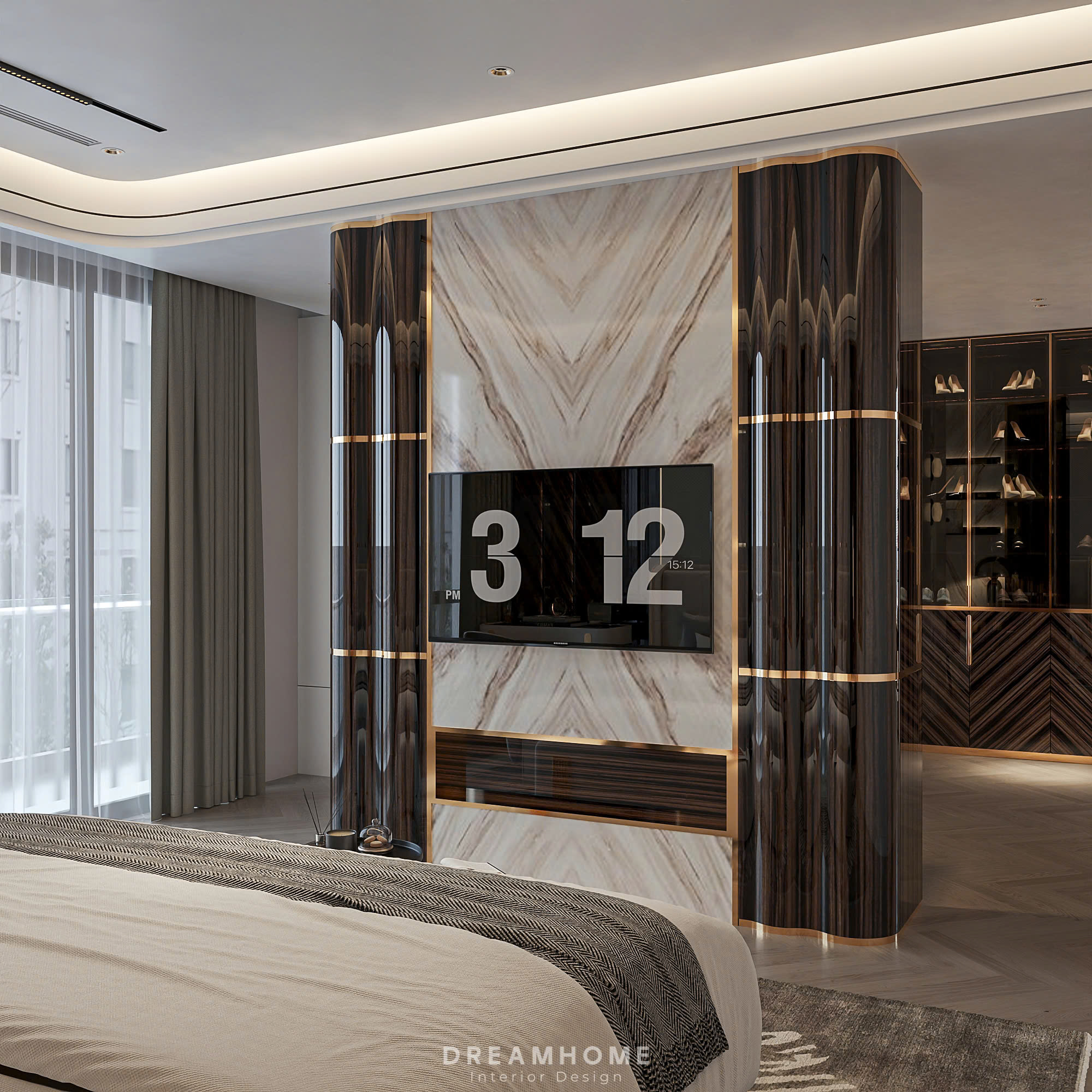 thiết kế nội thất siêu sang