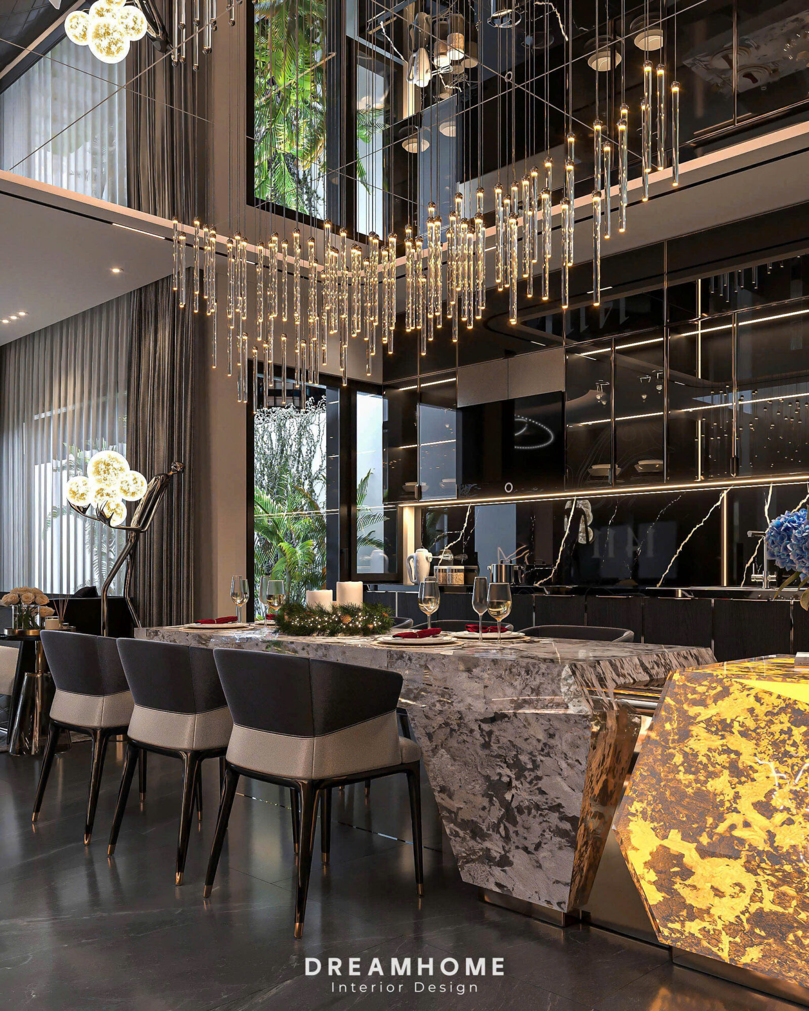 thiết kế nội thất nhà phố