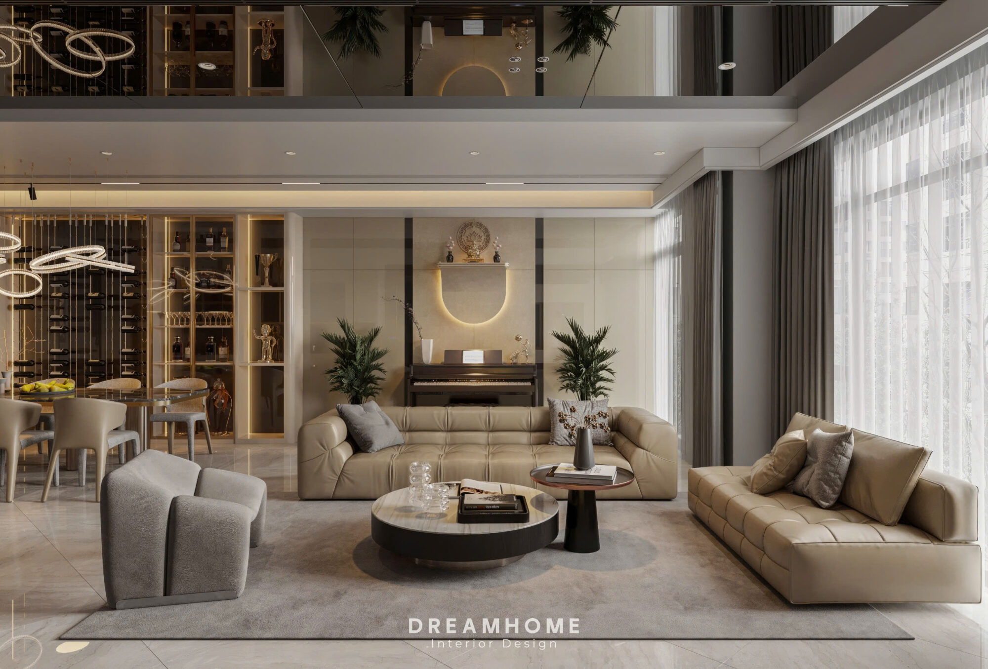 thiết kế nội thất nhà phố