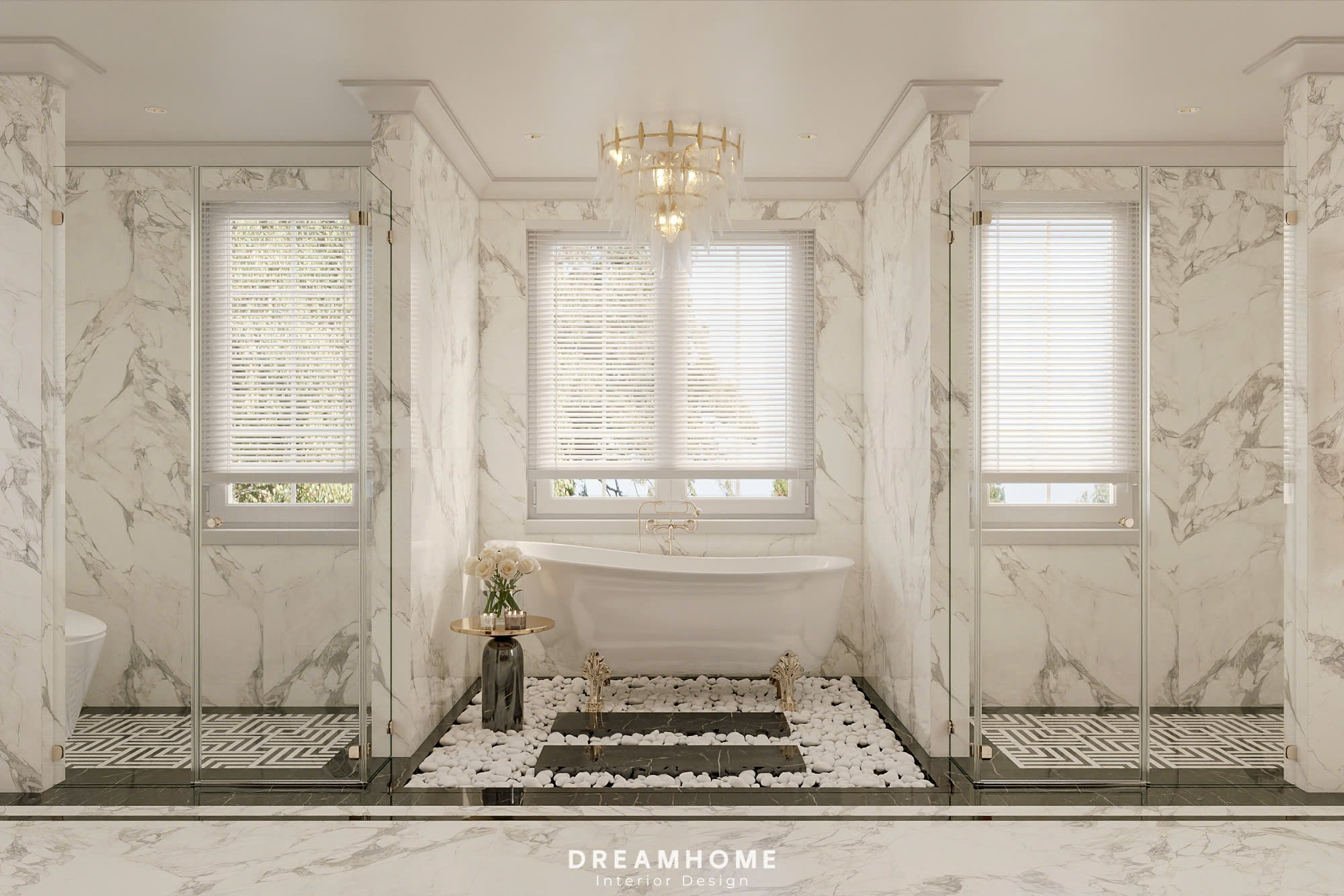 thiết kế nội thất biệt thự hoàng gia