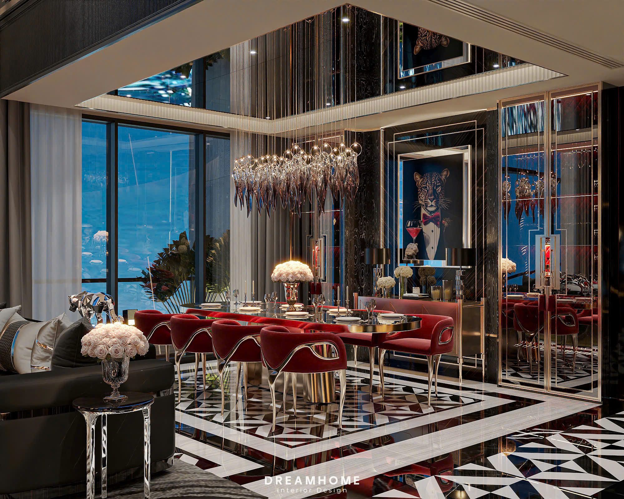 thiết kế nội thất penthouse